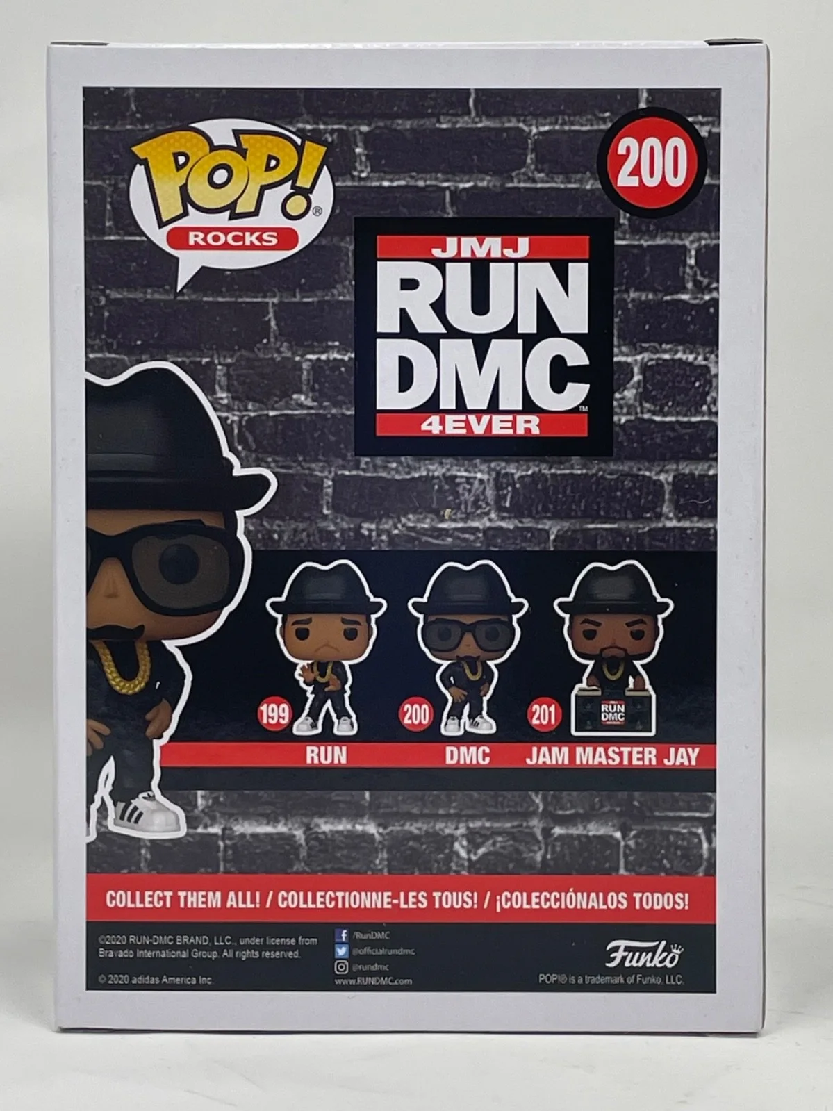 Darryl McDaniels Run DMC Signed Funko Pop Rocks DMC #200 Autograph Beckett COA, изображение 4