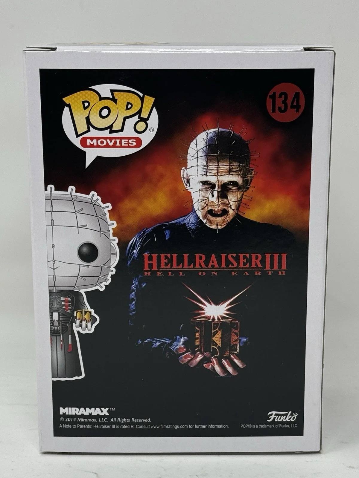 Clive Barker Signed Autographed Pinhead Funko Pop Hellraiser Figure Beckett COA, image 5