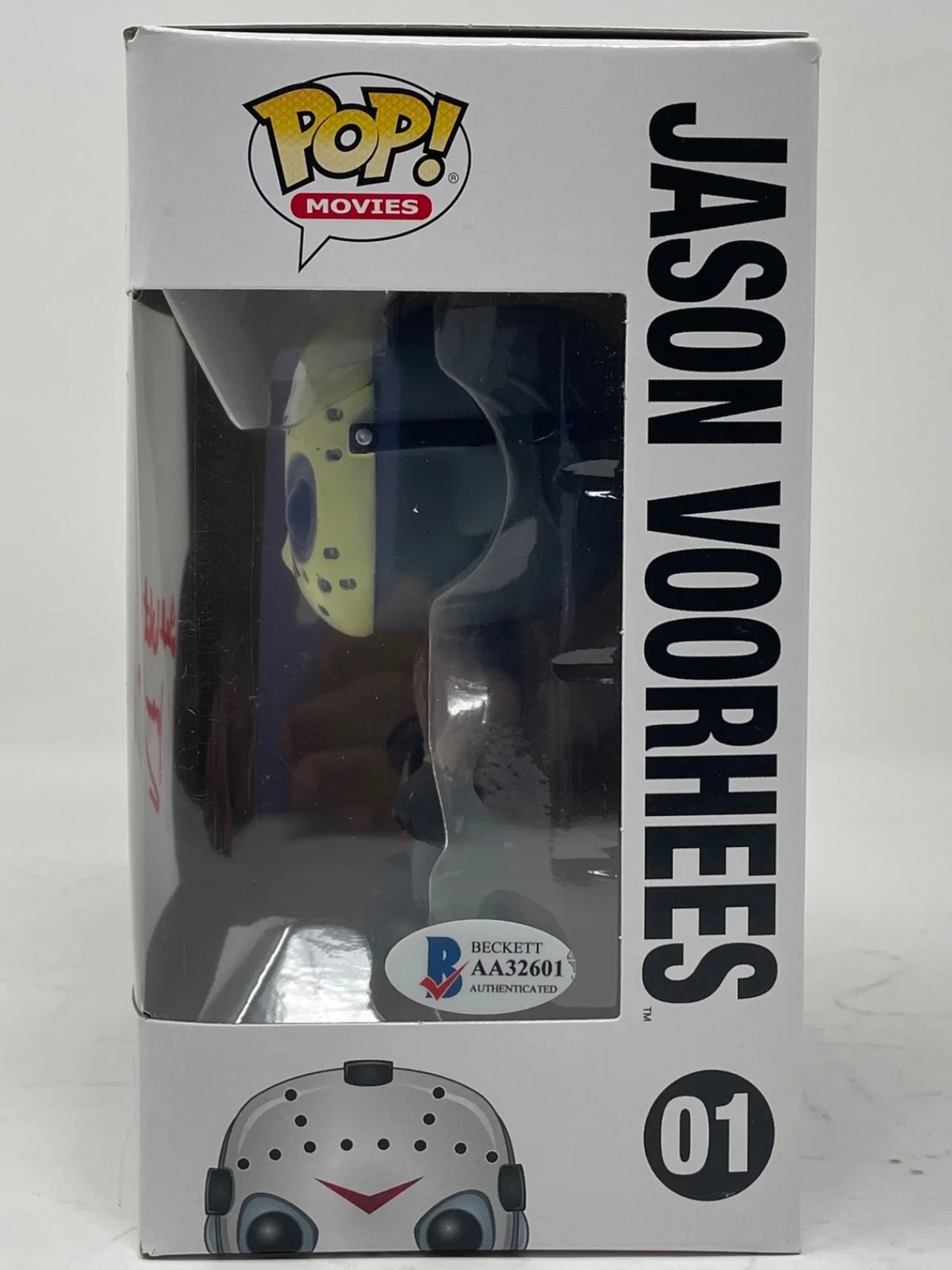 Ted White — Ted White Signed Friday The 13th Jason Voorhees Funko Pop Autograph Beckett COA, image 2
