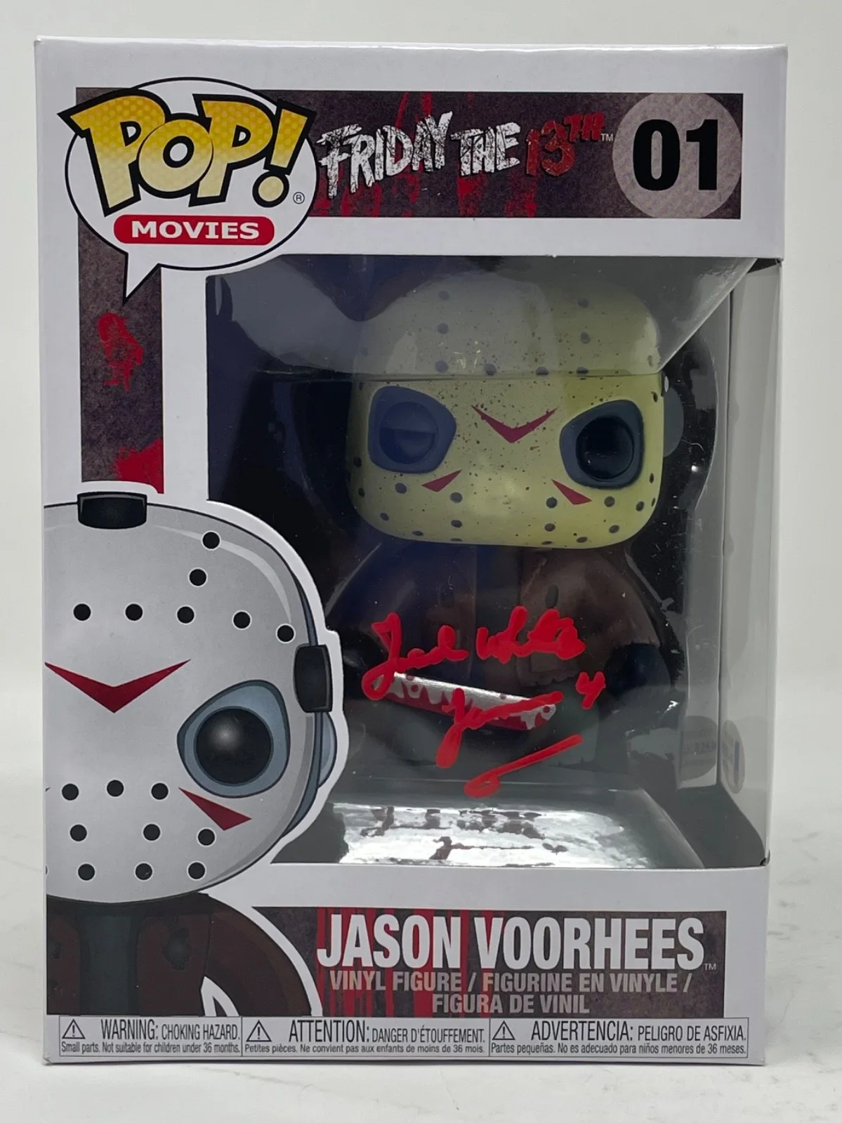 Ted White — Ted White Signed Friday The 13th Jason Voorhees Funko Pop Autograph Beckett COA, image 3
