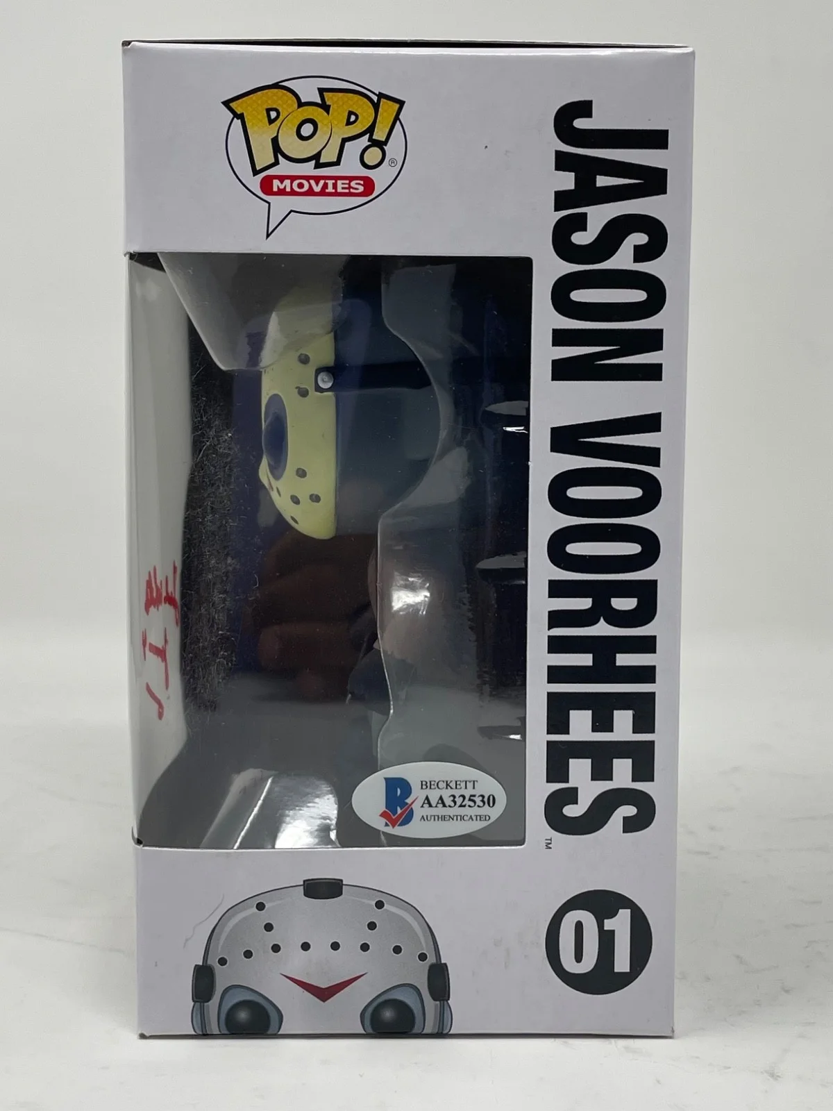 Ted White — Ted White Signed Friday The 13th Jason Voorhees Funko Pop Autograph Beckett COA, image 4