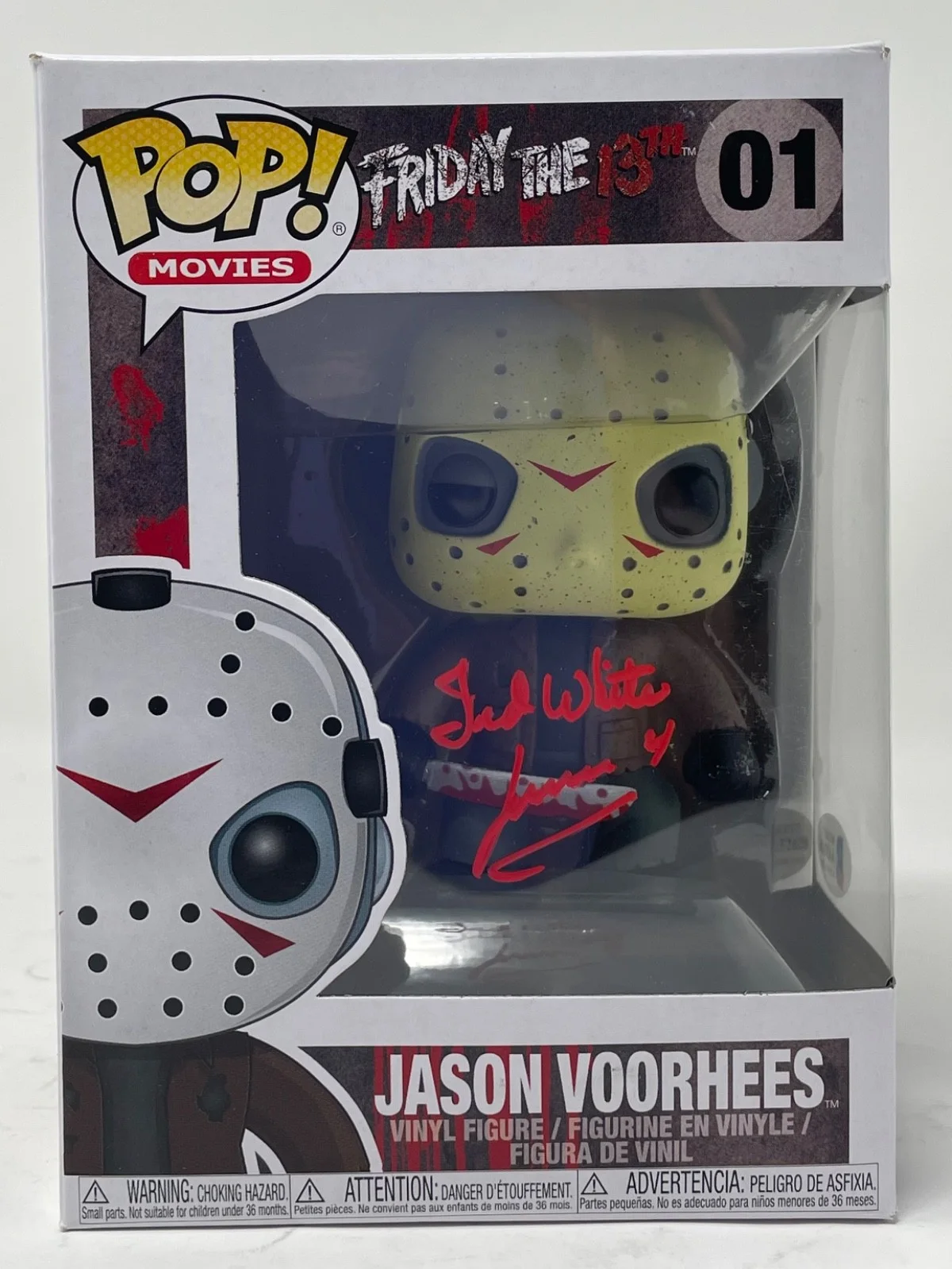 Ted White — Ted White Signed Friday The 13th Jason Voorhees Funko Pop Autograph Beckett COA, image 5