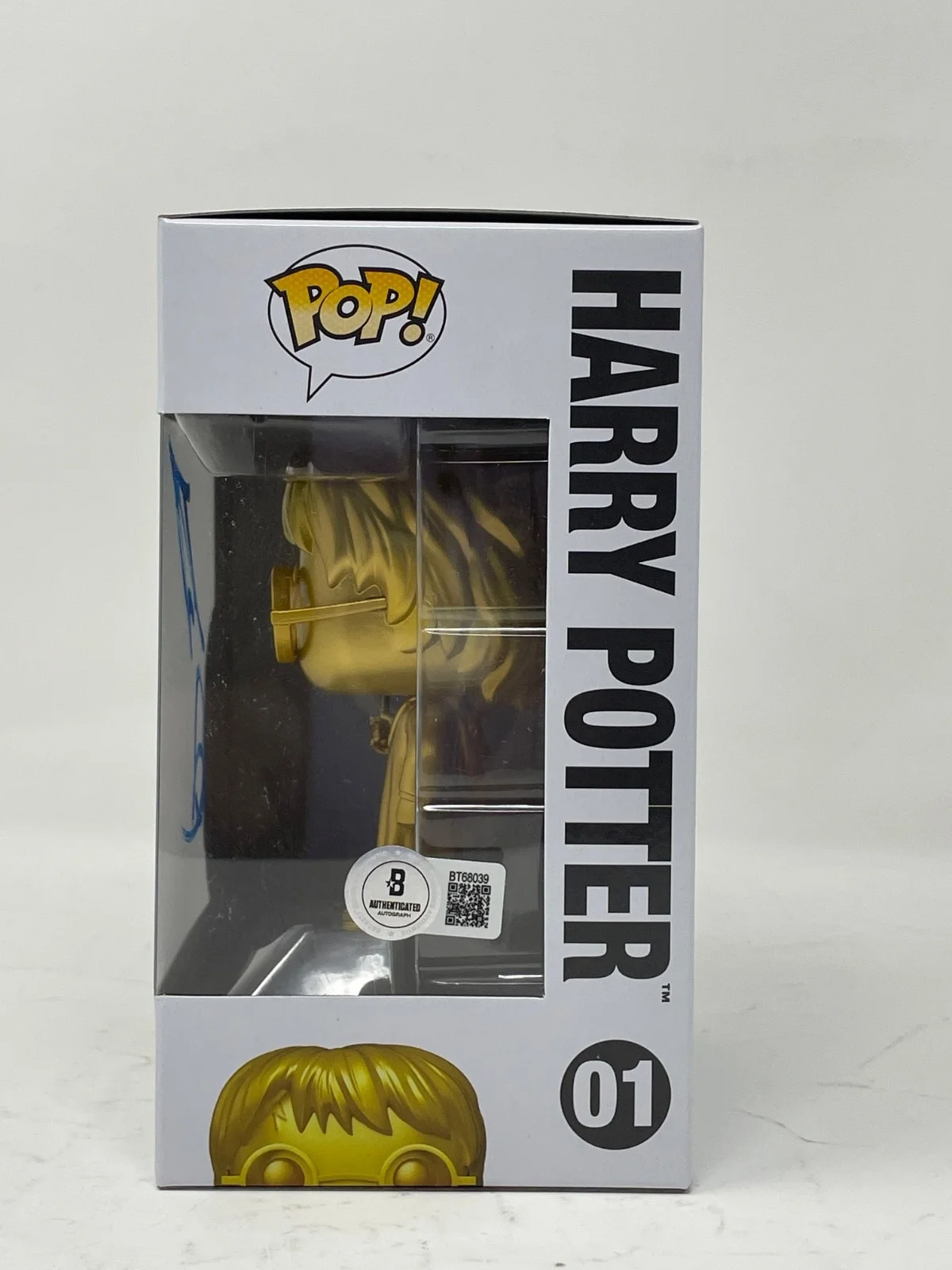 Daniel Radcliffe — Daniel Radcliffe Signed Harry Potter Funko Pop #01 Autograph Figure Beckett COA, image 5