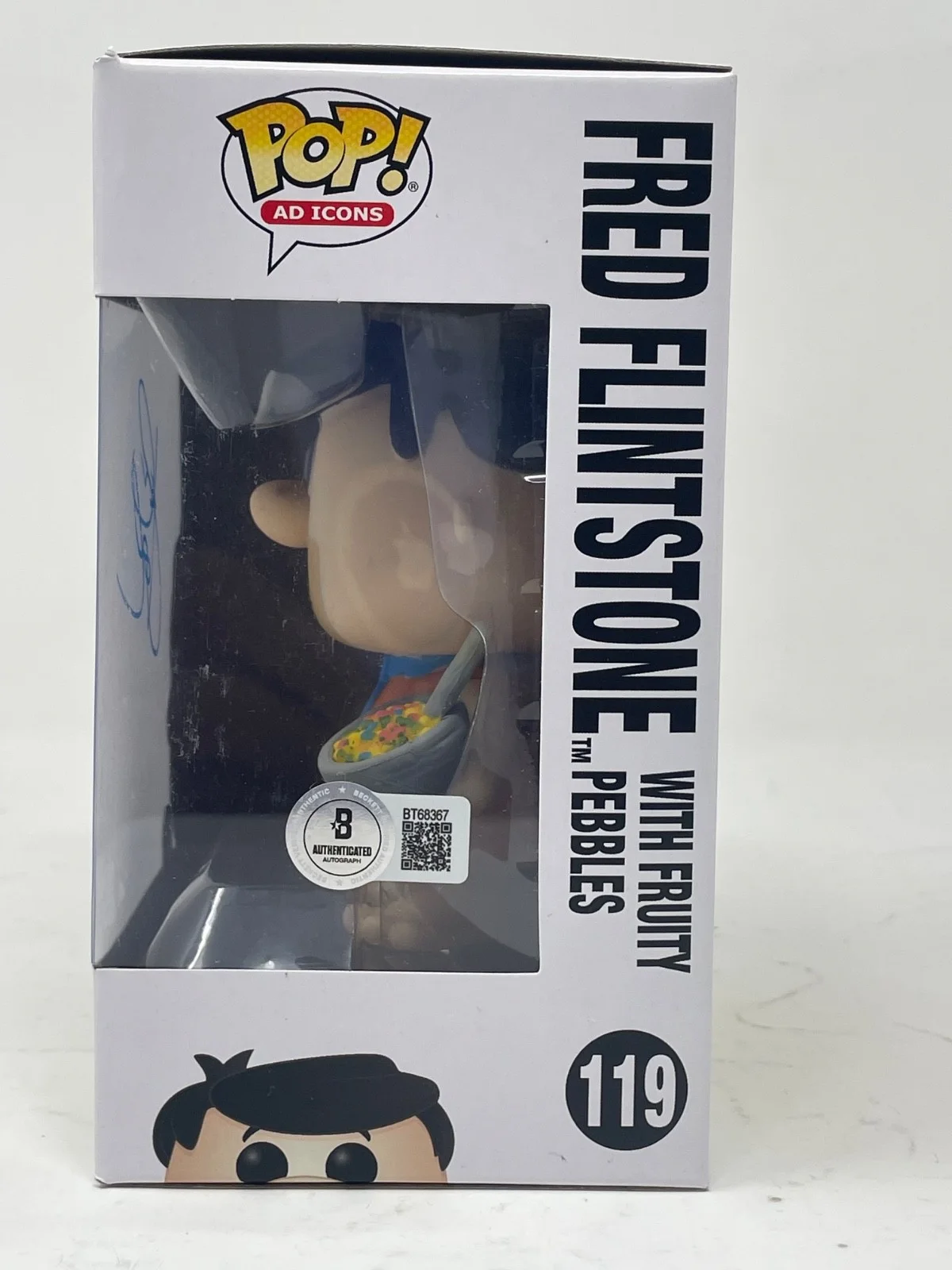 John Goodman — John Goodman Signed Fred Flintstone Funko Pop 119 The Flintstones Autograph BAS, image 3
