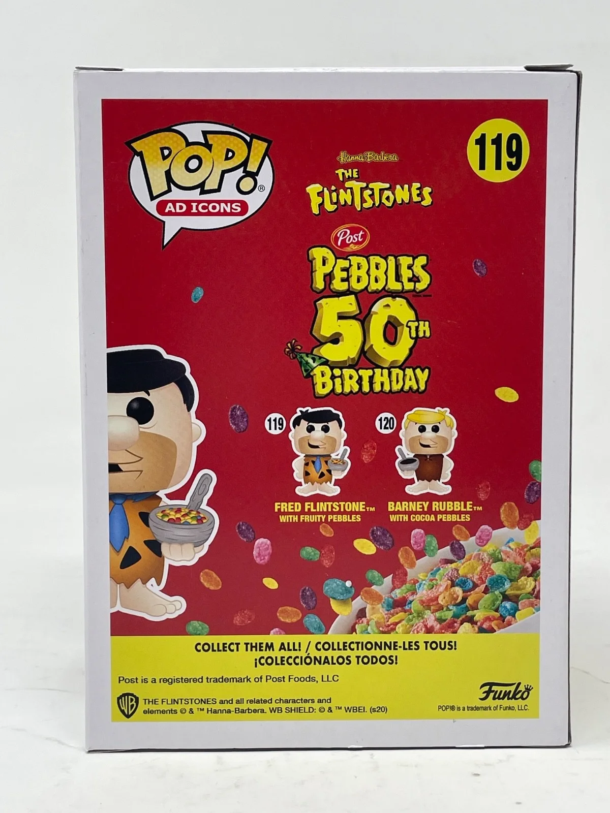 John Goodman — John Goodman Signed Fred Flintstone Funko Pop 119 The Flintstones Autograph BAS, image 5