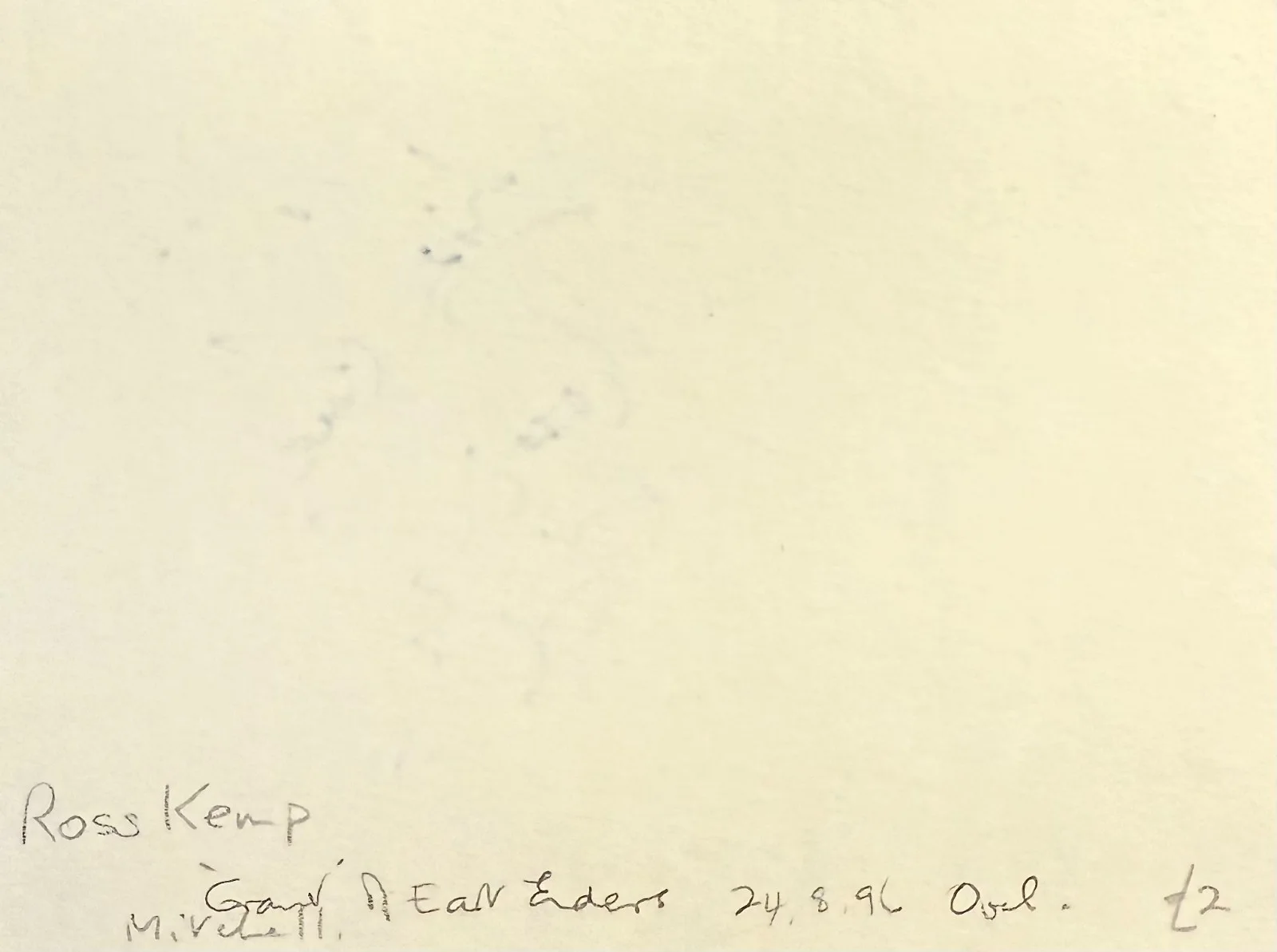 Ross Kemp — ROSS KEMP Signed Autographed 4x5 ALBUM PAGE Birds of a Feather A Line of Fire, изображение 3