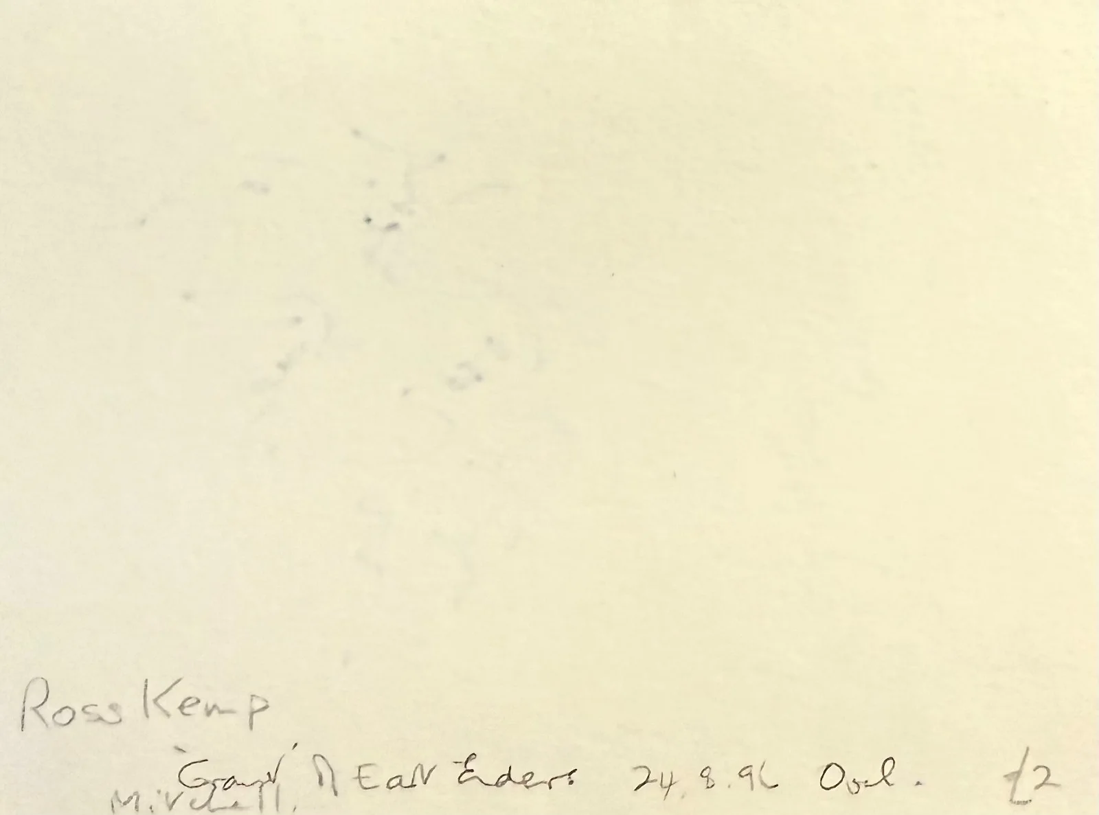 Ross Kemp — ROSS KEMP Signed Autographed 4x5 ALBUM PAGE Birds of a Feather A Line of Fire, изображение 4
