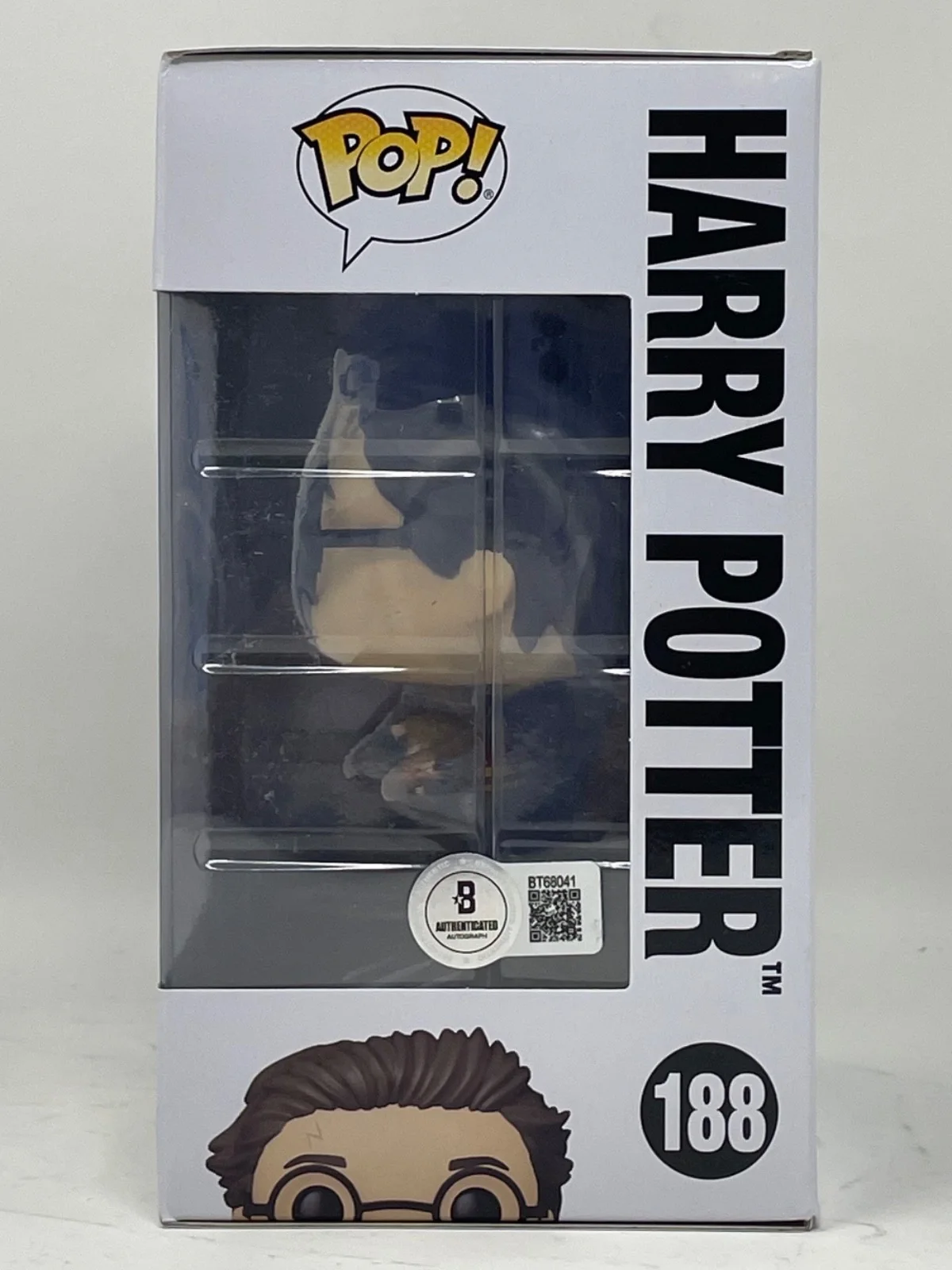 Daniel Radcliffe — Daniel Radcliffe Signed Harry Potter Autograph Funko Pop #188 Figure Beckett COA, image 2