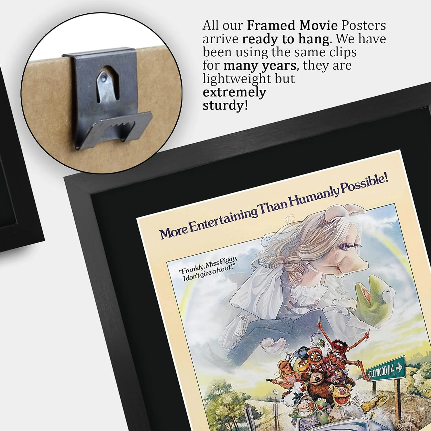 The Muppet Movie 16 x 12 inch Framed Gifts Printed Poster Signed Autograph Pictu, изображение 5