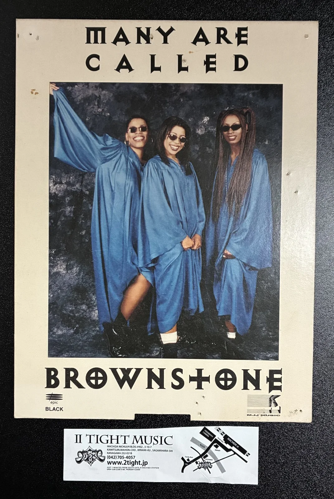 Signed Brownstone 1995 Promotional Board R&B Hip Hop Soul Promo, изображение 2