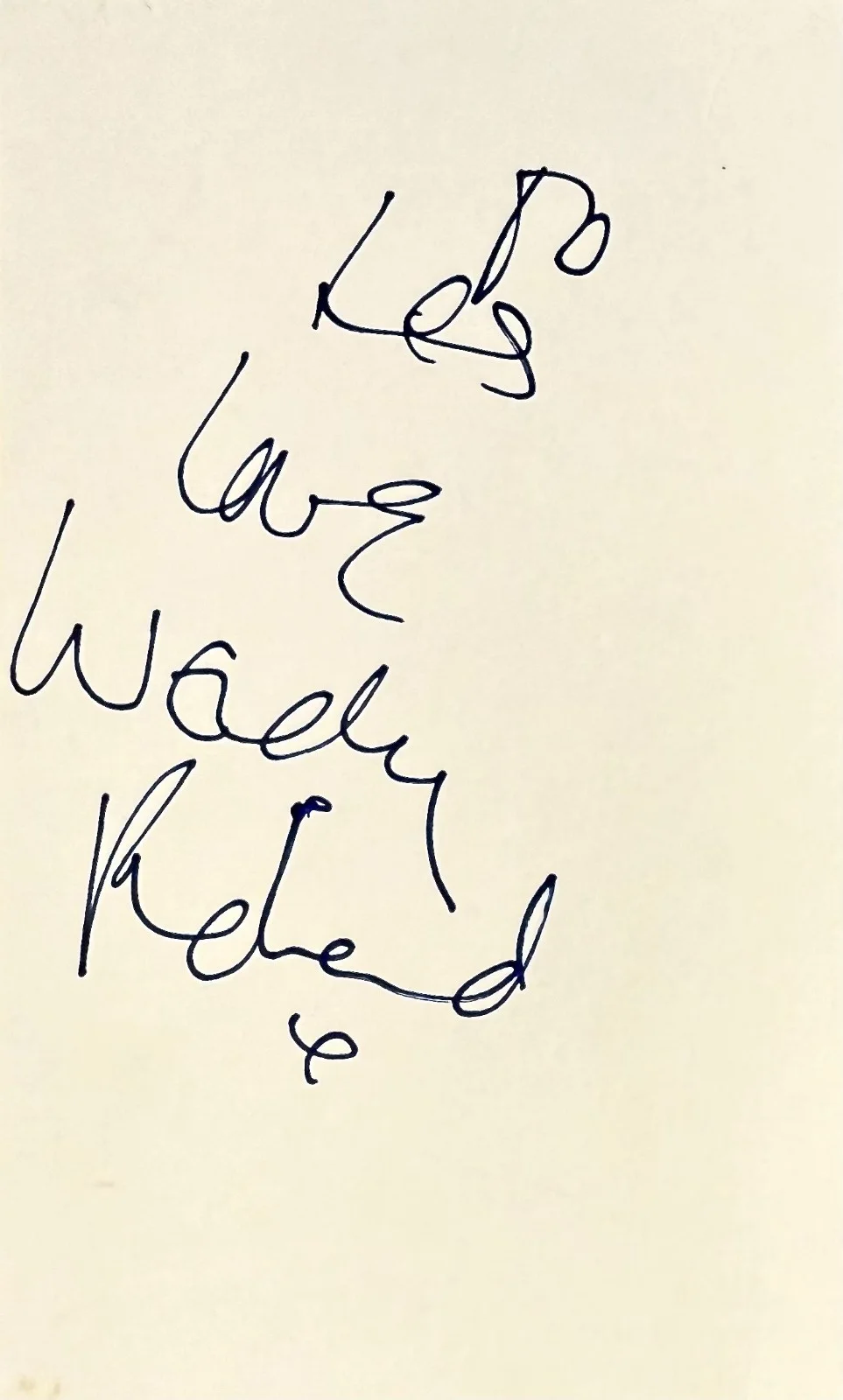 Wendy Richard — WENDY RICHARD Signed Autographed 3x5 INDEX CARD Are You Being Served? EastEnders, изображение 3