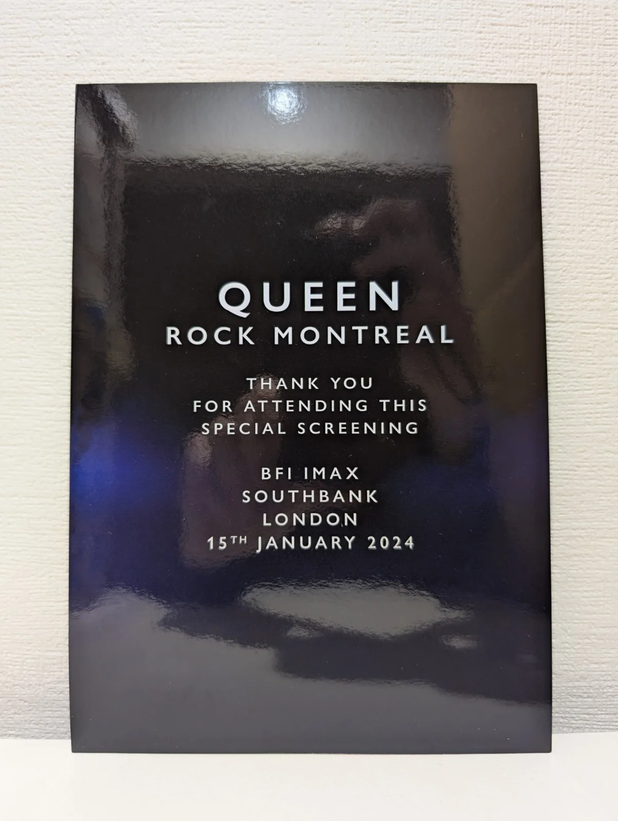 IMAX Queen Rock Montreal Movie London Attendee Promotional Tote Bag & Card Band, изображение 5