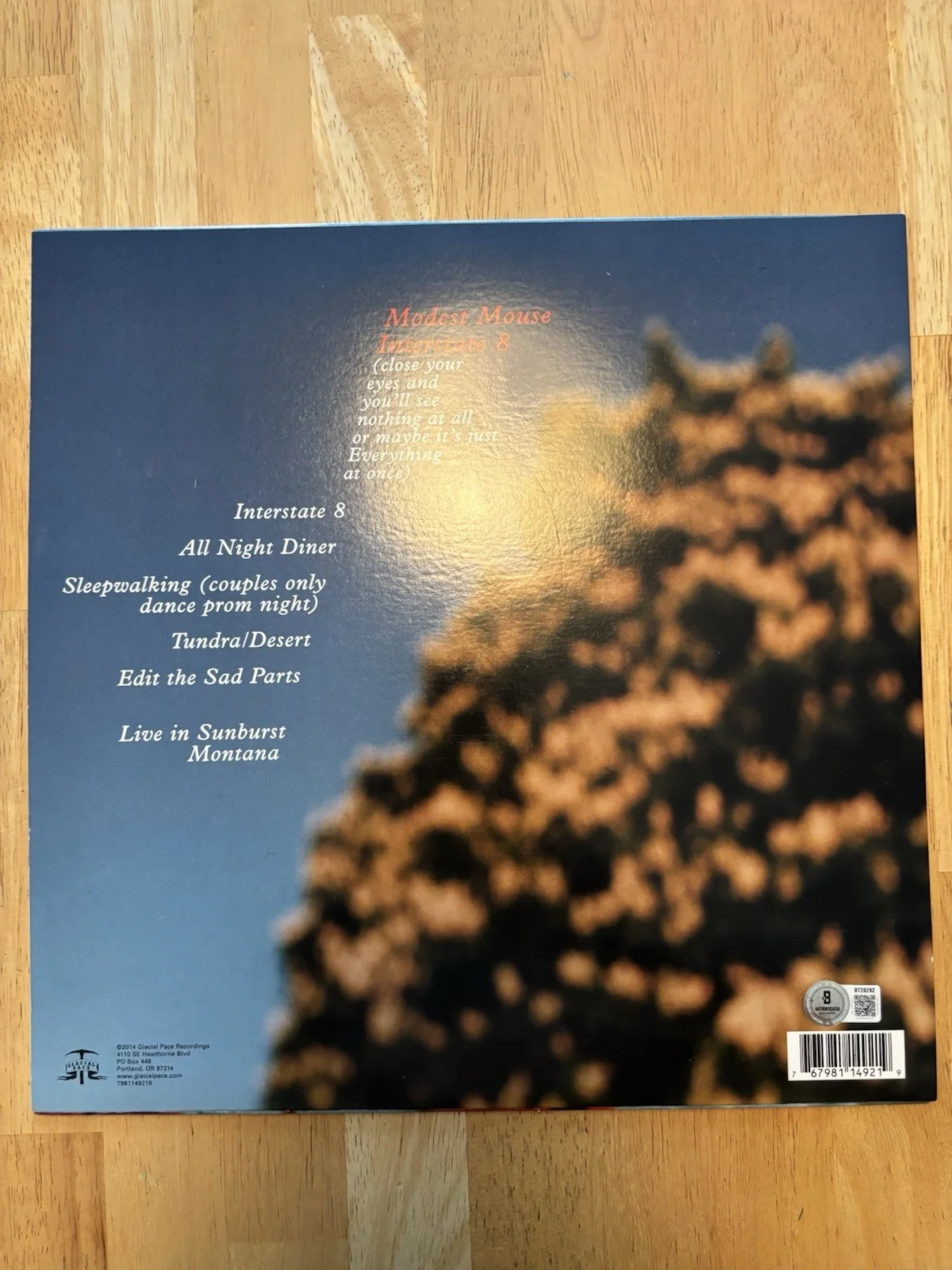 ISAAC BROCK SIGNED MODEST MOUSE 'INTERSTATE 8' ALBUM VINYL RECORD LP BECKETT COA, изображение 3