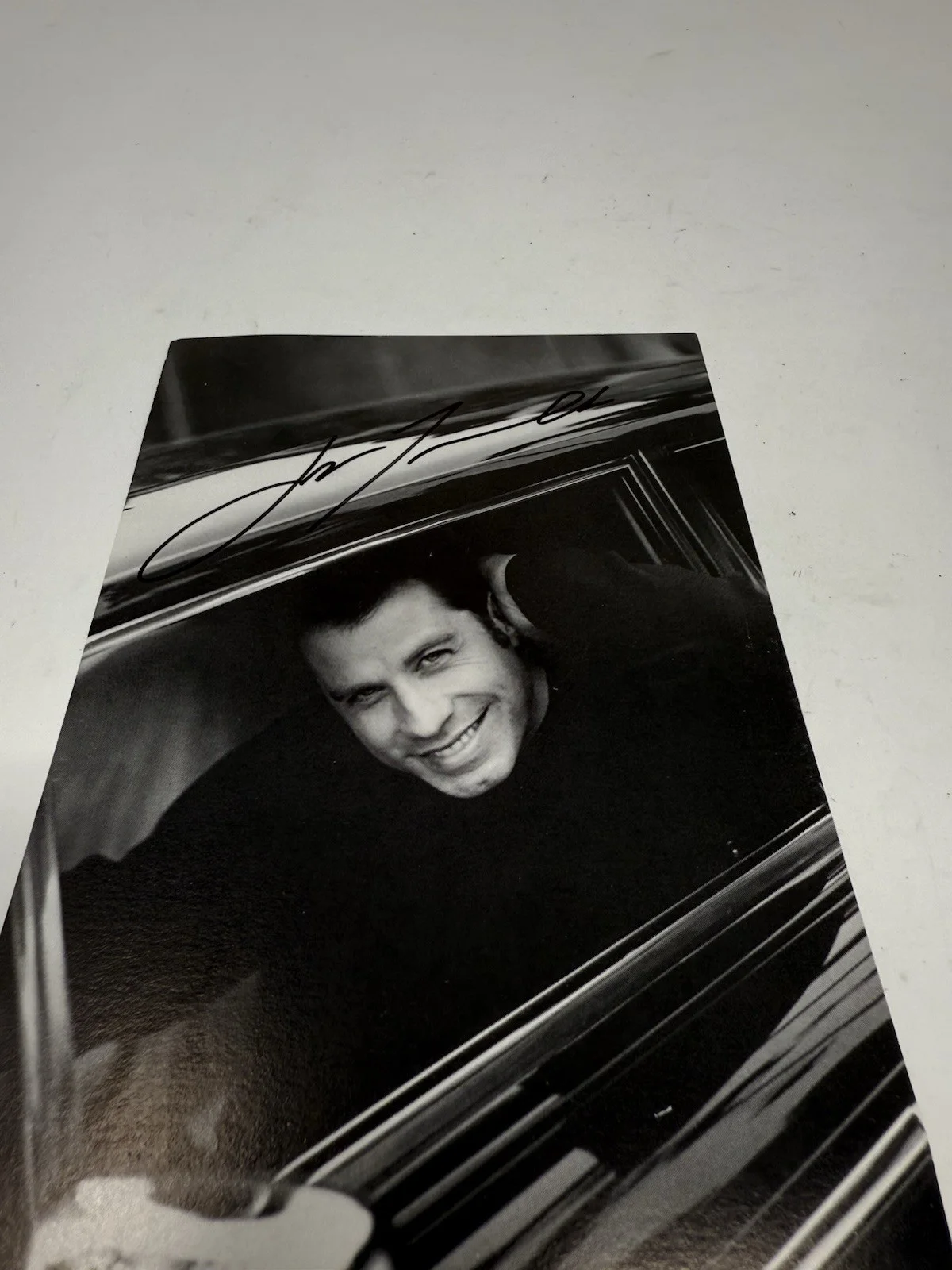 John Travolta — John Travolta Autographed Black Sharpie Signed | 8x10 Photo Not Authenticated, image 2