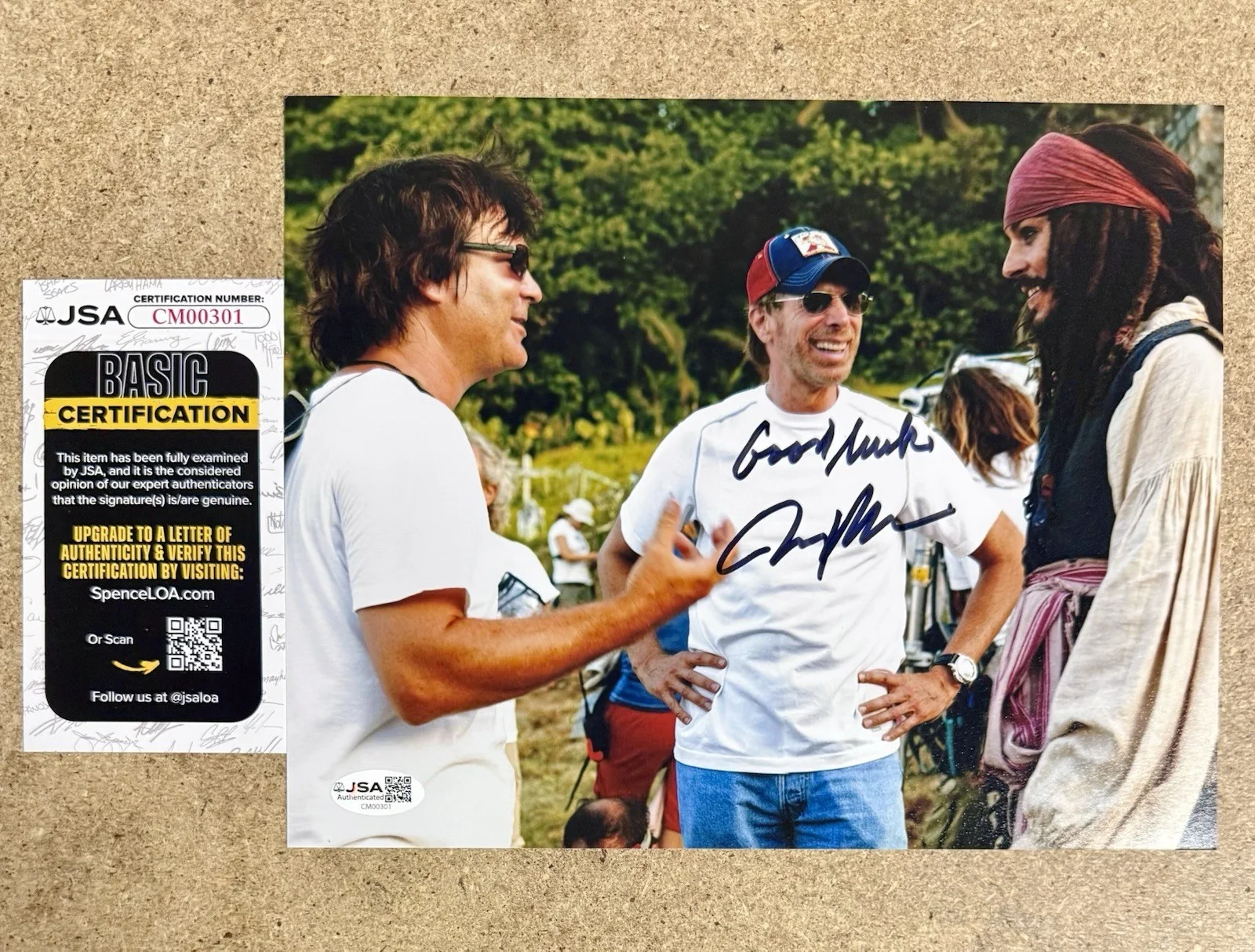 Jerry Bruckheimer — Jerry Bruckheimer Signed 8x10 Producer Legend Hollywood Icon Pirates W/ JSA COA
