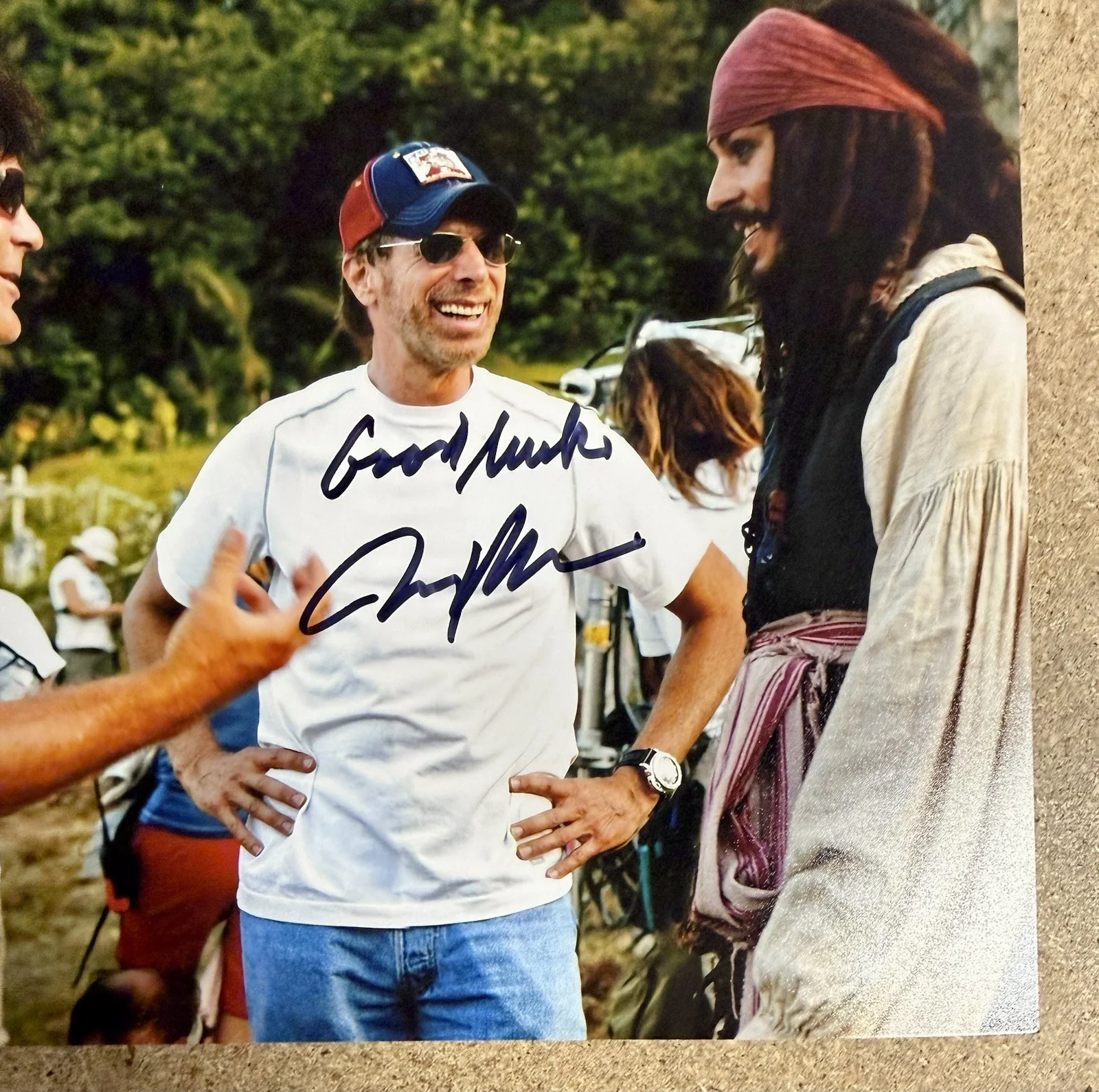 Jerry Bruckheimer — Jerry Bruckheimer Signed 8x10 Producer Legend Hollywood Icon Pirates W/ JSA COA, изображение 3