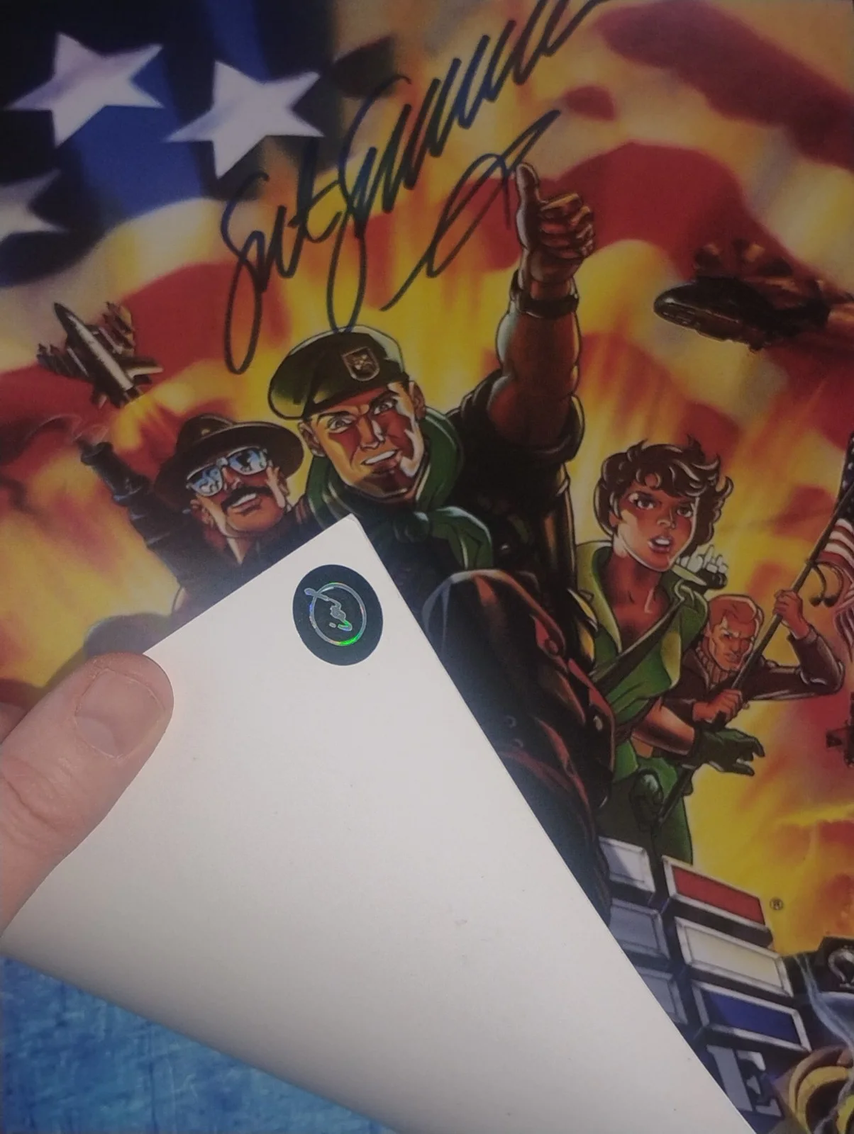 Sgt Slaughter Robert Reamus Hand Signed GI Joe 11x17 Photo COA - NO US TARIFFS, изображение 4