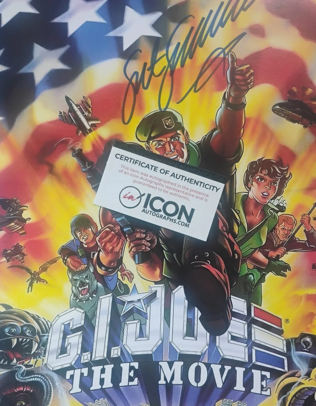 Sgt Slaughter Robert Reamus Hand Signed GI Joe 11x17 Photo COA - NO US TARIFFS, изображение 5
