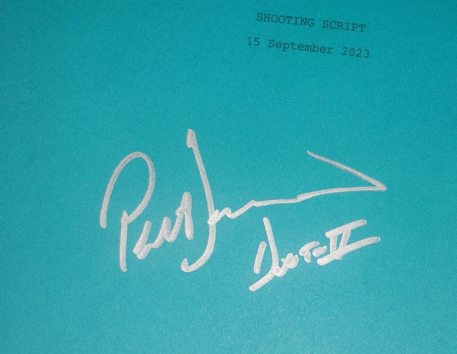 Peter Davison Signed Tales Of The Tardis Doctor Who Script COA - NO US TARIFF, изображение 3