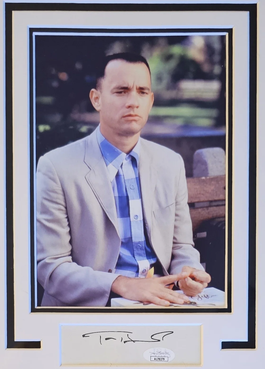 Tom Hanks — Tom Hanks Forrest Gump Autographed Signed 8x10 Framed Photo JSA Certified Oscar, изображение 3