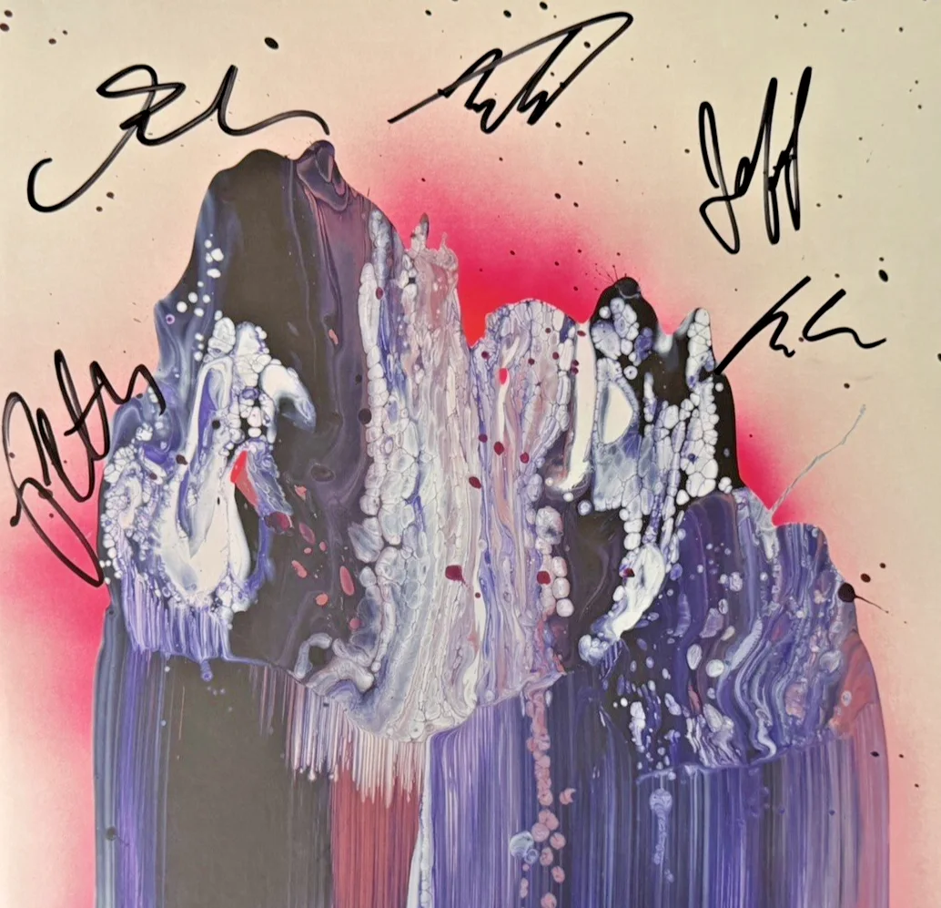 Peter Anspach, Ben Atkind, Rick Mitarotonda, Jeff Arevalo, Trevor — Goose Signed Dripfield Album Vinyl Cover x5 Band Autographs JSA LOA YY63409