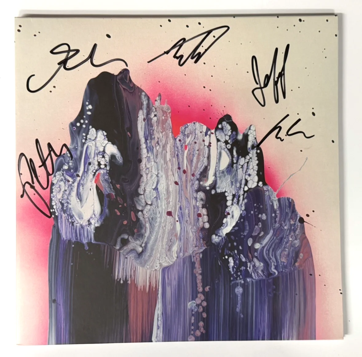Peter Anspach, Ben Atkind, Rick Mitarotonda, Jeff Arevalo, Trevor — Goose Signed Dripfield Album Vinyl Cover x5 Band Autographs JSA LOA YY63409, изображение 2