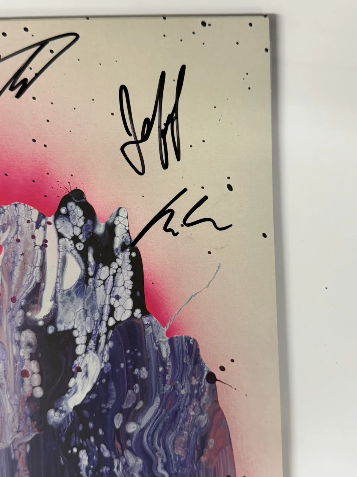 Peter Anspach, Ben Atkind, Rick Mitarotonda, Jeff Arevalo, Trevor — Goose Signed Dripfield Album Vinyl Cover x5 Band Autographs JSA LOA YY63409, изображение 4