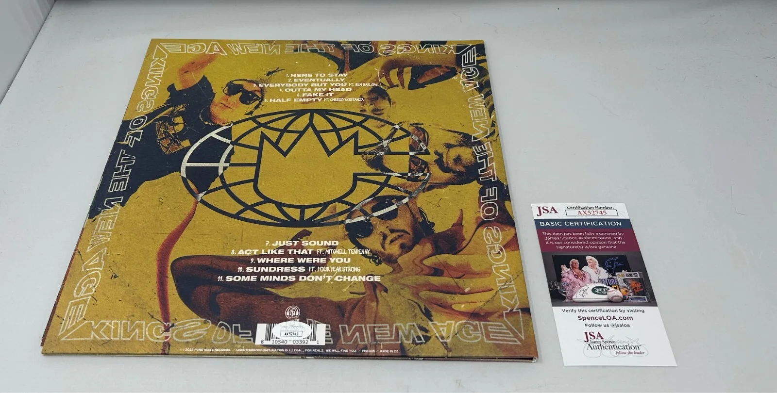 State Champs signed Kings Of The New Age Album JSA COA, image 2