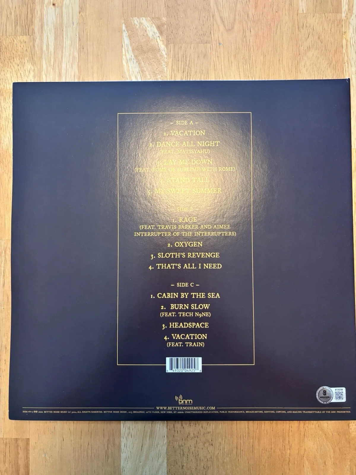 THE DIRTY HEADS SIGNED “The Best Of ” VINYL Jared Watson Beckett BAS COA, изображение 3