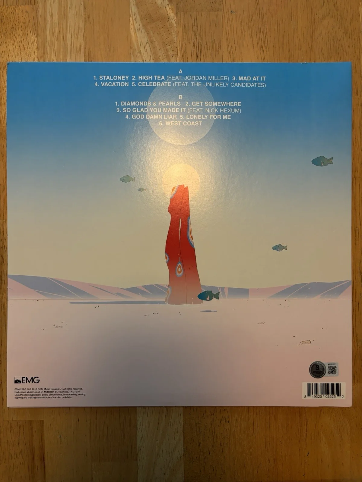 THE DIRTY HEADS SIGNED “SWIM TEAM” VINYL Jared Watson Beckett BAS COA, изображение 3