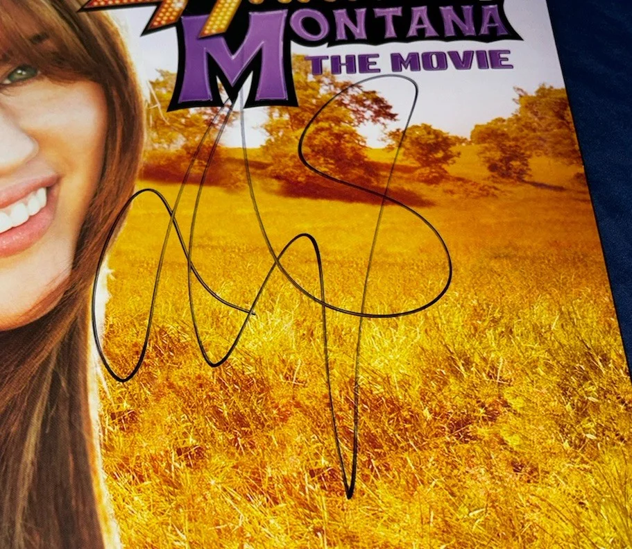 Miley Cyrus Signed Vinyl Album Hannah Montana The Movie With Proof, изображение 2