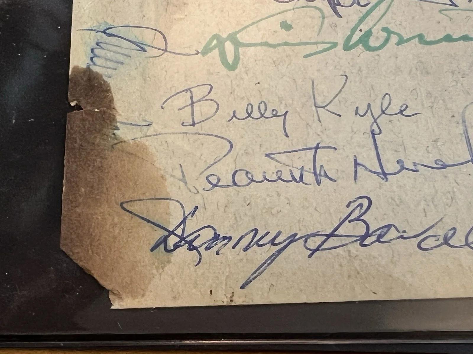 Louis Armstrong Billy Kyle Mort Herbert Danny Barcelona Autographs, image 5
