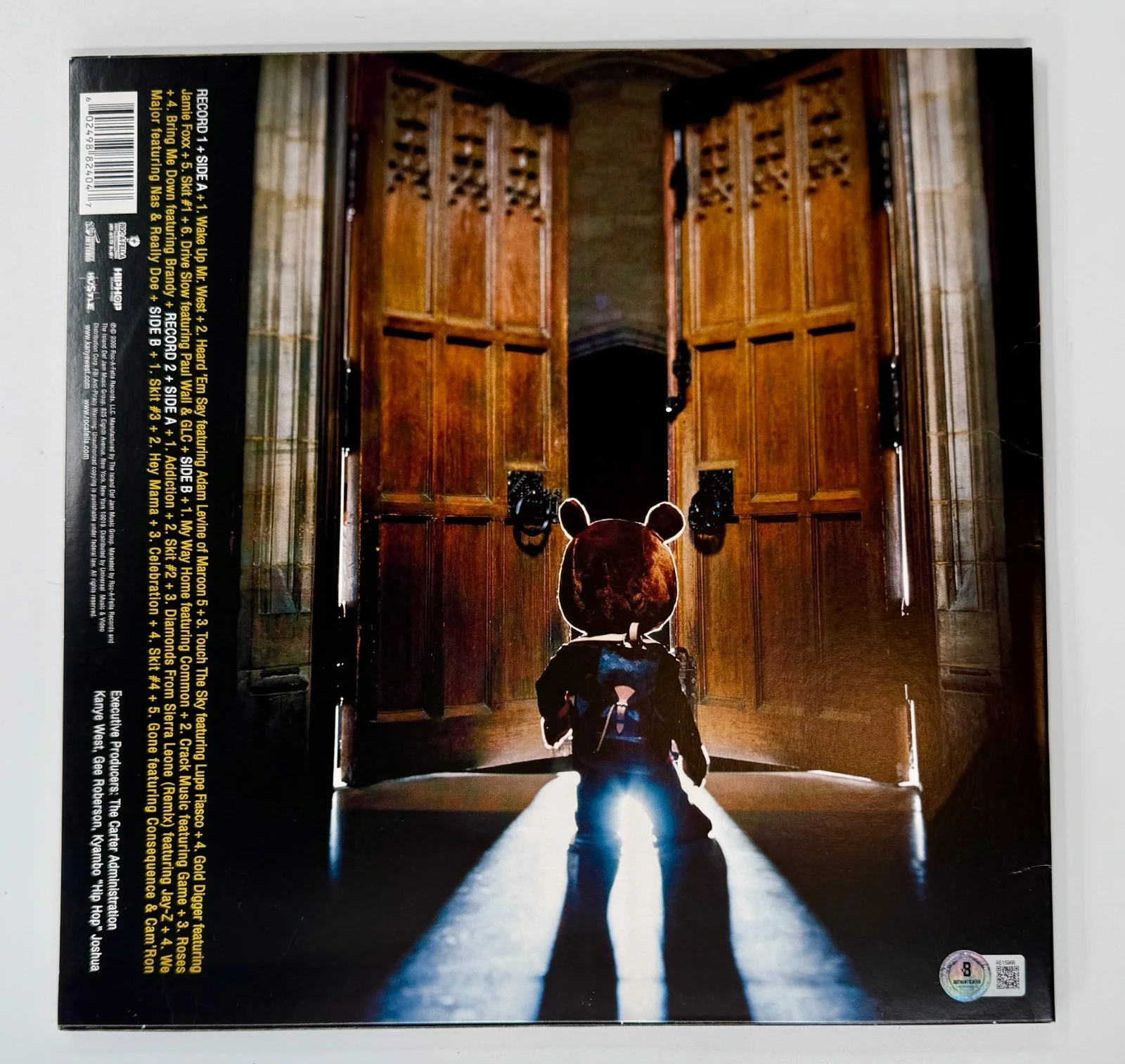 KANYE WEST SIGNED ALBUM BECKETT BAS AUTHENTICATED LATE REGISTRATION RARE!, изображение 3