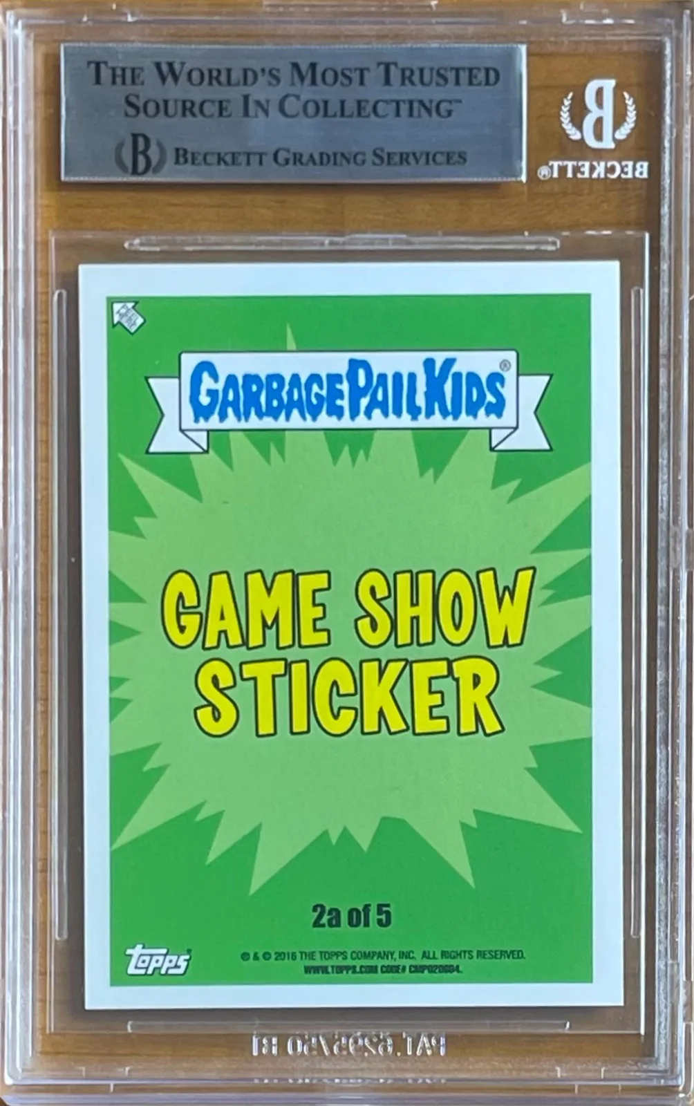 VANNA WHITE — VANNA WHITE SIGNED 2016 GARBAGE PAIL KIDS WHEEL OF FOR-JUNE BAS BGS AUTOGRAPH, изображение 2