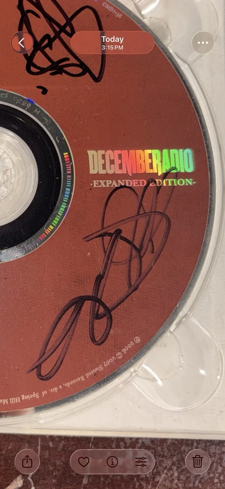 DecembeRadio Expanded Edition Autographed CD & Booklet, image 5