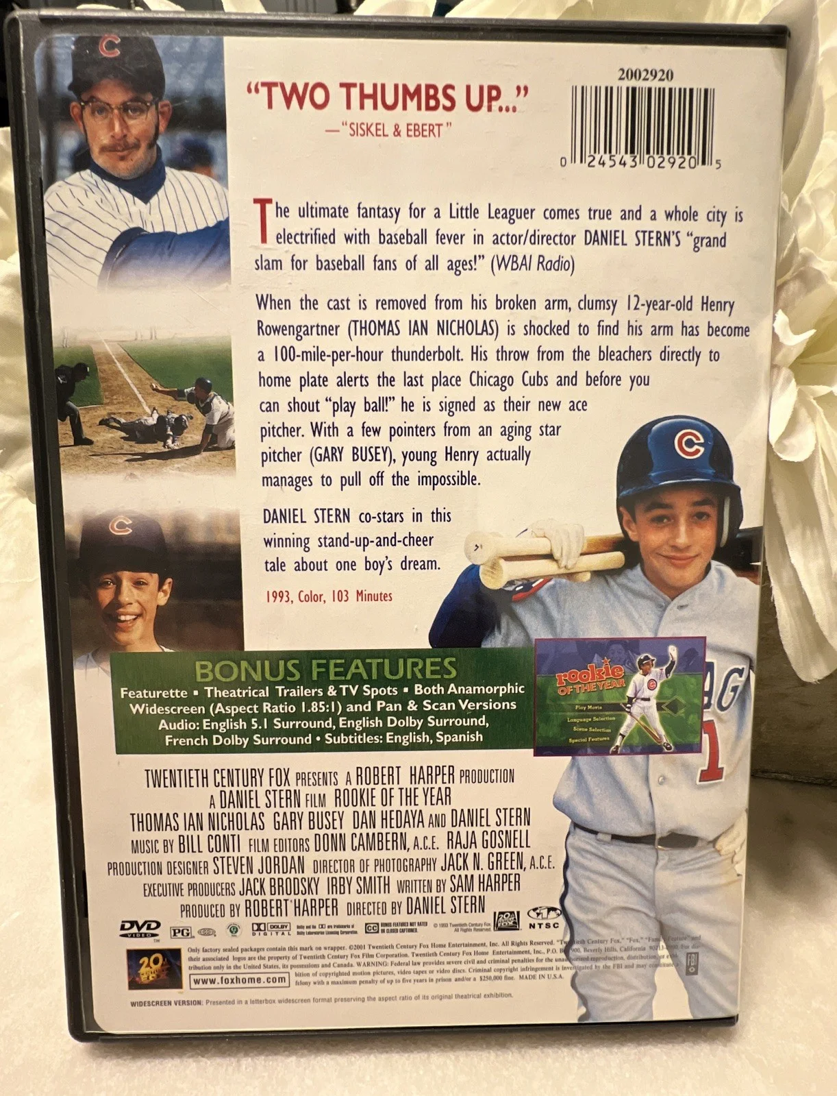 Thomas Ian Nicholas — Thomas Ian Nicholas Henry Rowengartner Cubs Rookie Of The Year Signed DVD Insert, image 5