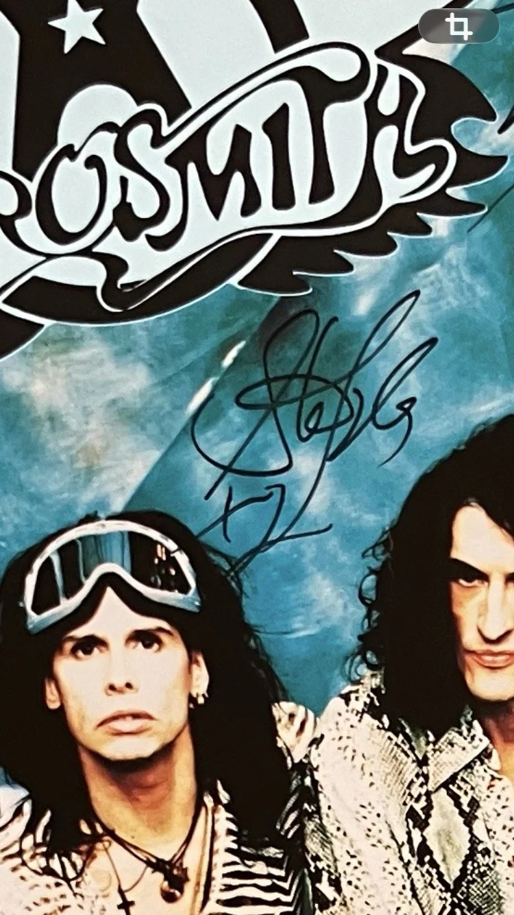 AEROSMITH SIGNED/AUTOGRAPHED CONCERT POSTER WITH COA, image 2