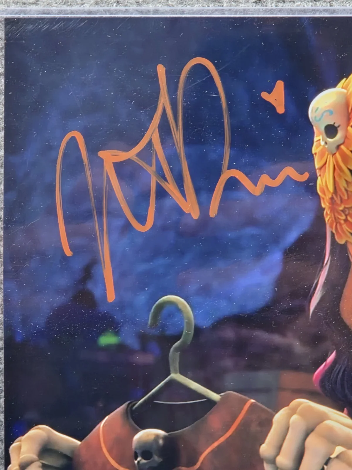 Jessica Darrow — Jessica Darrow Signed 8x10 Photo Monster High Skelita Calaveras JSA COA Auto, изображение 2