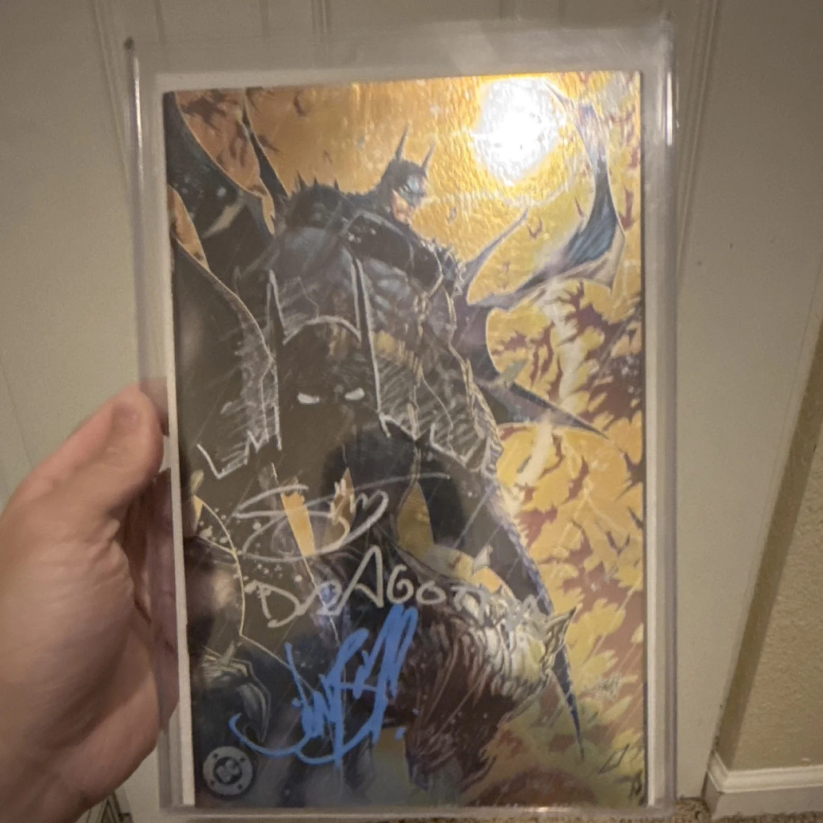 DRAGOTTA — Absolute batman Jonboy variant foil sig/rmrkd Scott Snyder; signed by DRAG/Jnboy, image 2