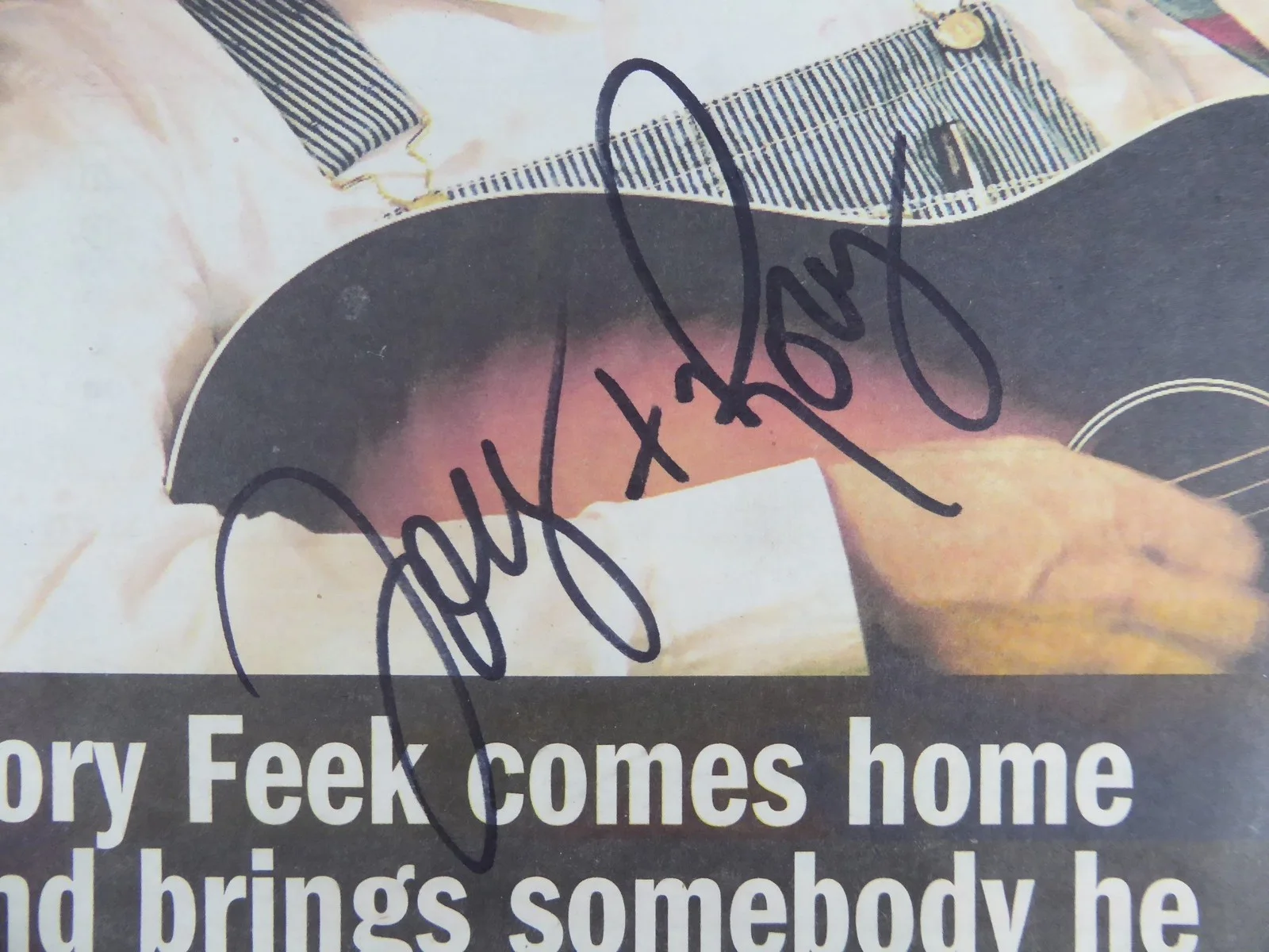 Joey Feek Rory Feek Signed Autographed April 2009 St Joe Live Magazine, image 2