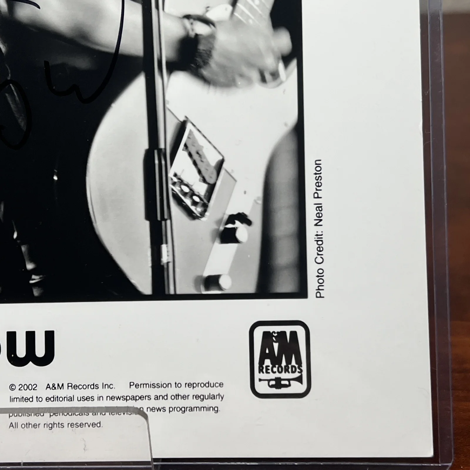 Sheryl Crow Autographed 8x10 B/W 2002 Promo Photo with AUTOGRAPH, image 4