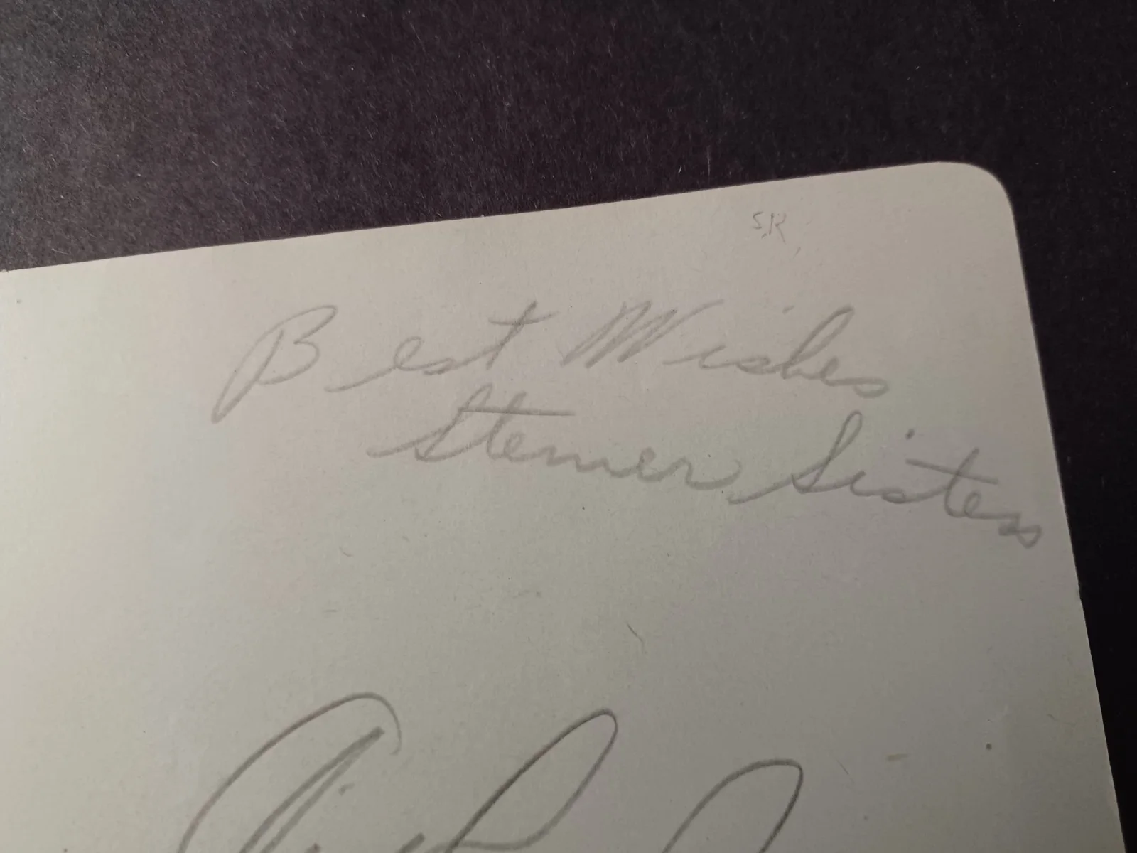 Arthur Wright, Tommy Rogers, Steiner Sisters Signed Album Page - Orchestra, image 2