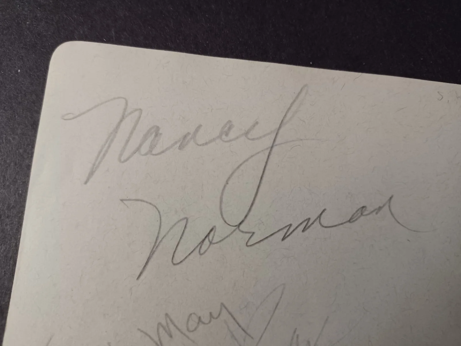 Sammy Kaye, Frank May, Nancy Norman Signed Album Page - Big Band/Orchestra, изображение 2