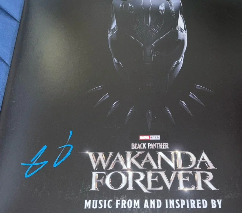Ludwig Goransson signed Vinyl Album Black Panther With Proof, изображение 3