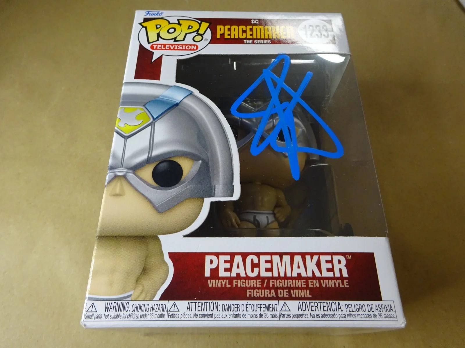 John Cena — Signed John Cena Autographed Peacemaker Funko Pop Beckett BAS COA, image 2