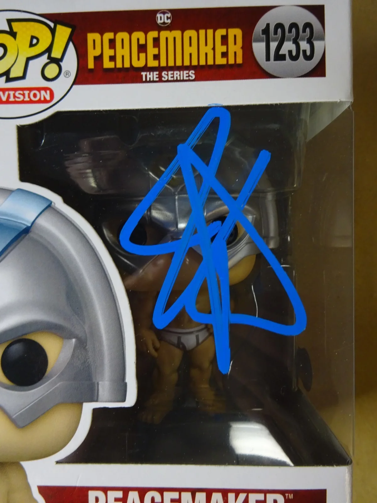John Cena — Signed John Cena Autographed Peacemaker Funko Pop Beckett BAS COA, image 3