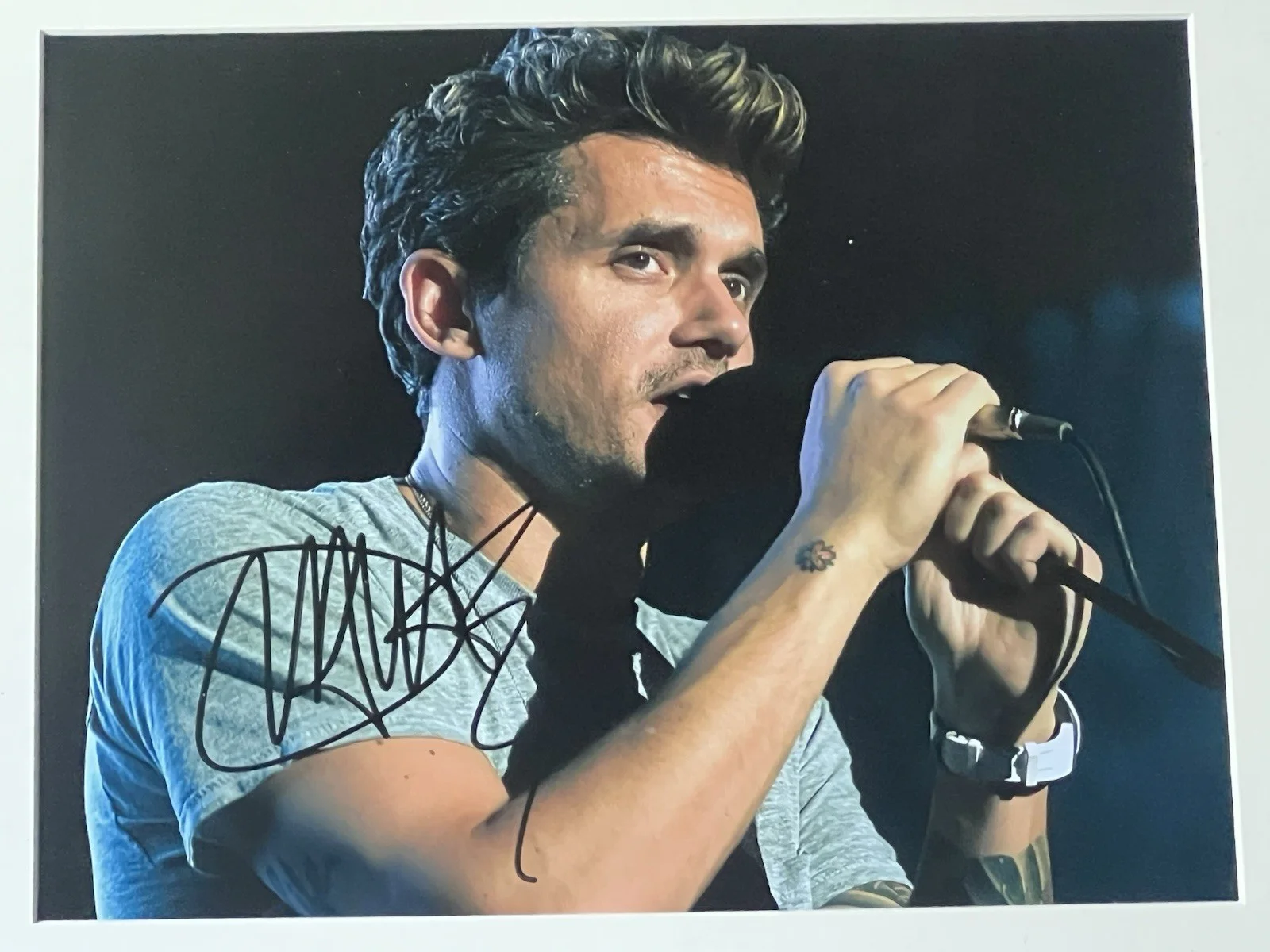 JOHN MAYER Autographed 8 X 11.5 Fully Matted & Framed Signed Photo, изображение 5