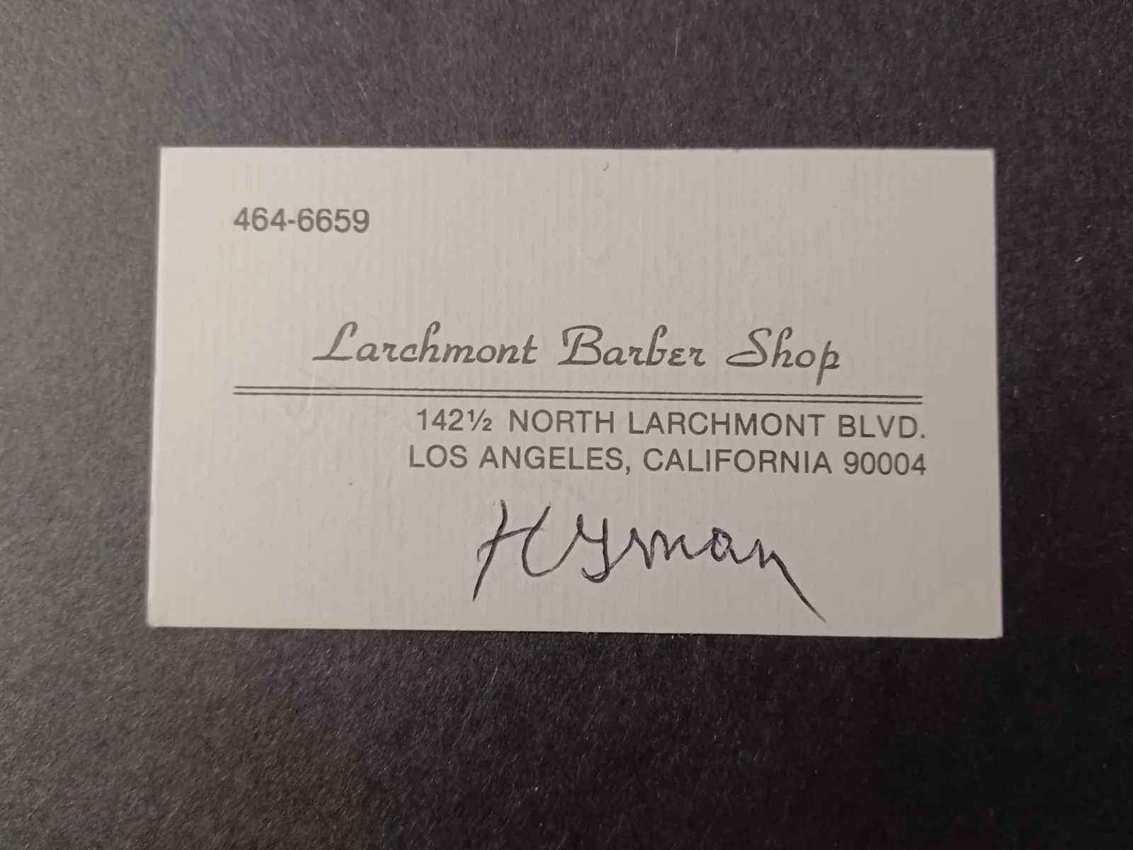 John Putch Signed Business Card - One Day at a Time, Jaws 3-D, image 2