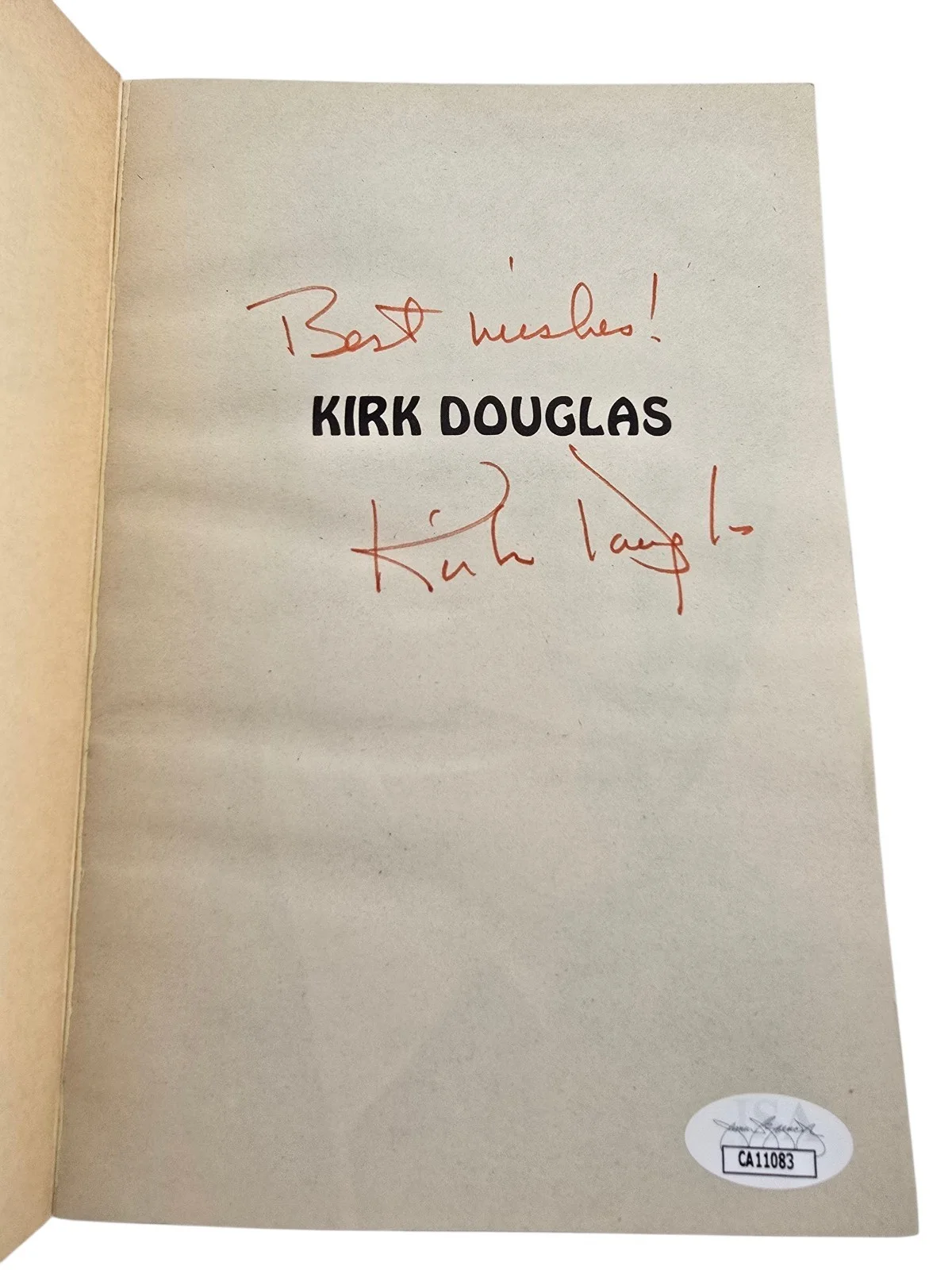 Kirk Douglas — Kirk Douglas Signed Pyramid Illustrated History of the Movies Book JSA Certified, изображение 4