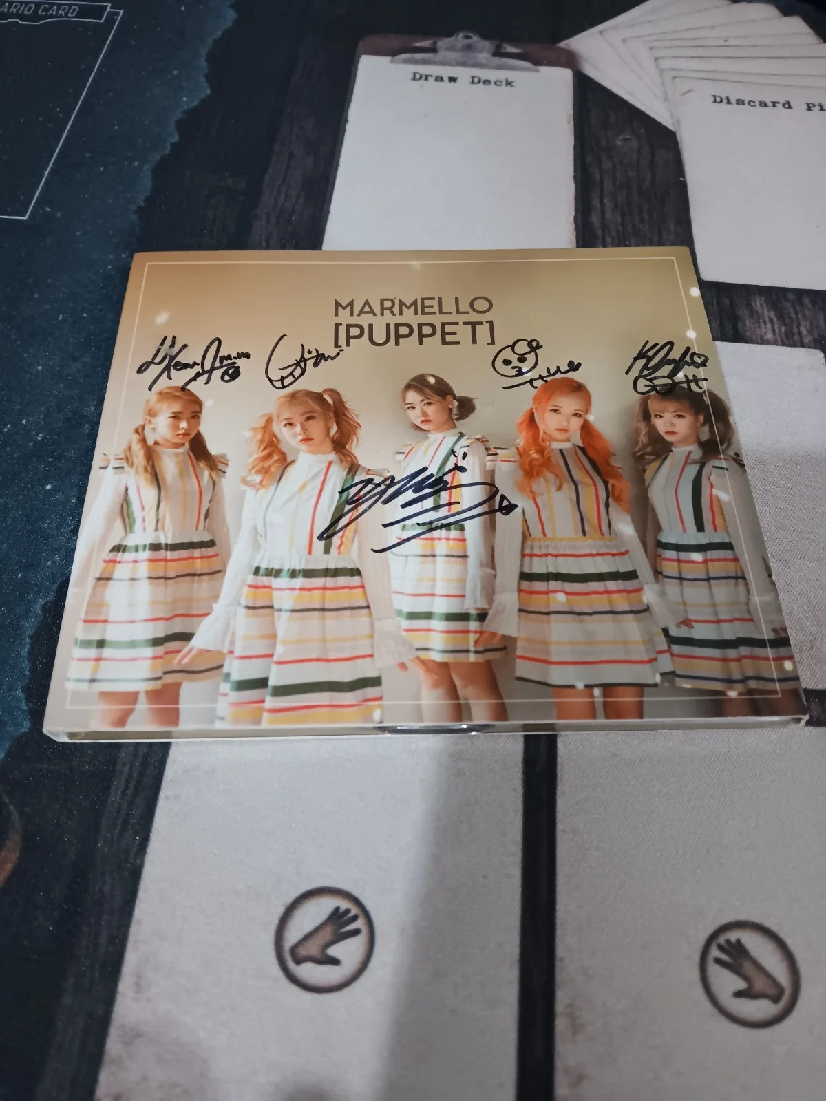 Marmello Puppet all members signed album used good condition no photocard, изображение 2